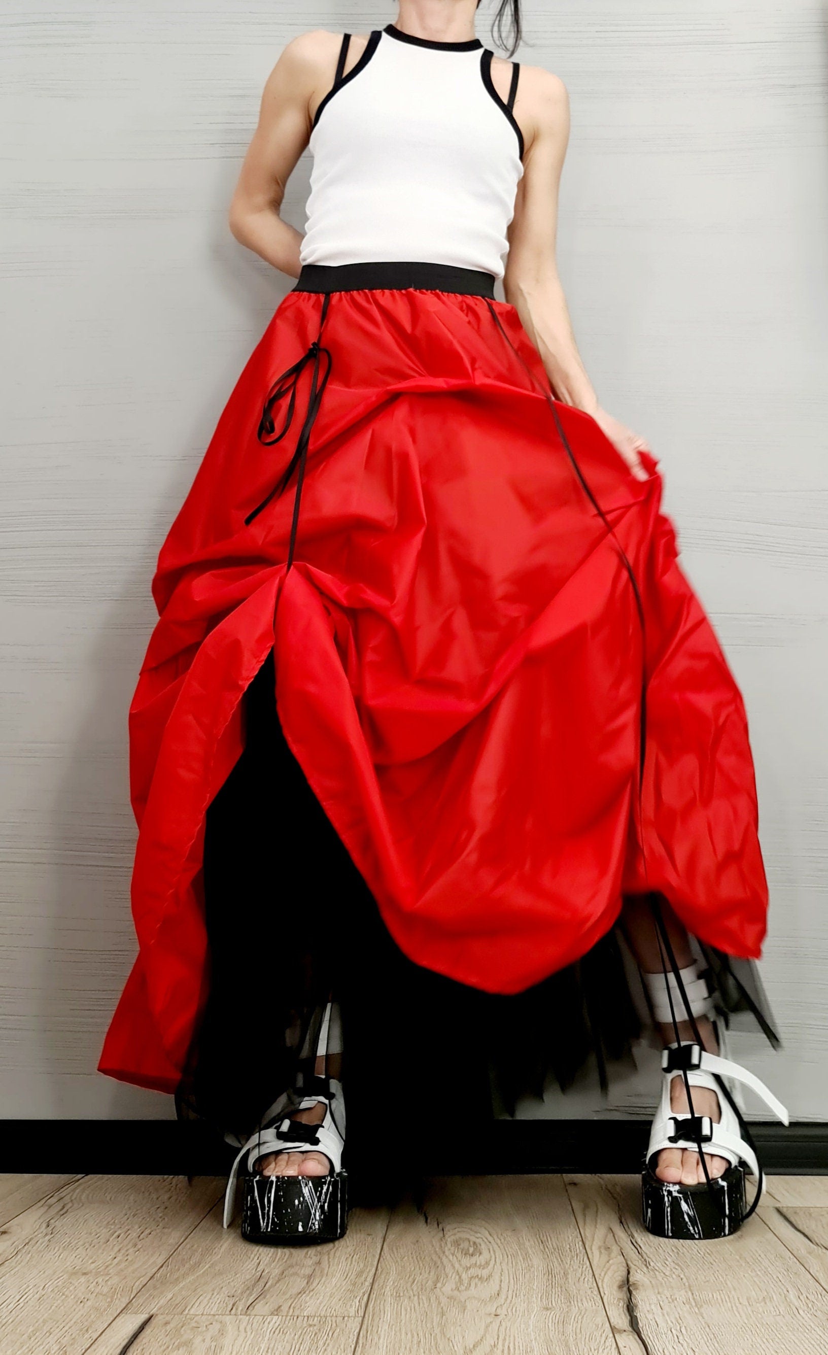 New collection Extravagant Ball Skirt Women, Tutu Cocktail Skirt, Asymmetric Long Short Skirt, High Tulle Circle Skirt, Wedding Skirt