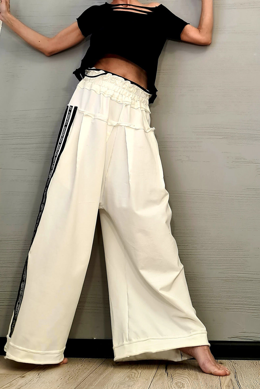 New collection Avant Garde Loose Pants, Harem Pants Women, Extravagant Cotton Pants, Casual Pants, Punk Pants, Loose Pants