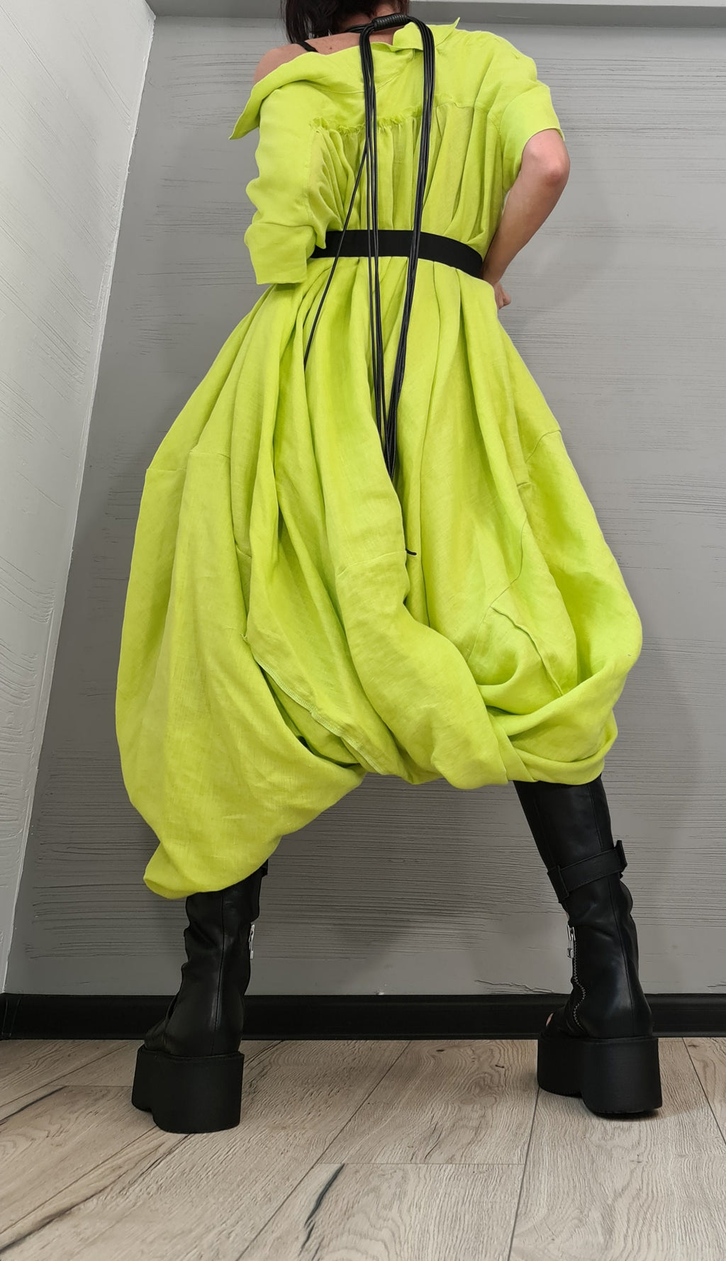 New collection Linen Asymmetric Shirt, Long Short Shirt, Avant Garde Tunic, Loose Tunic Shirt,Extravagant Shirt, Oversize Tunic