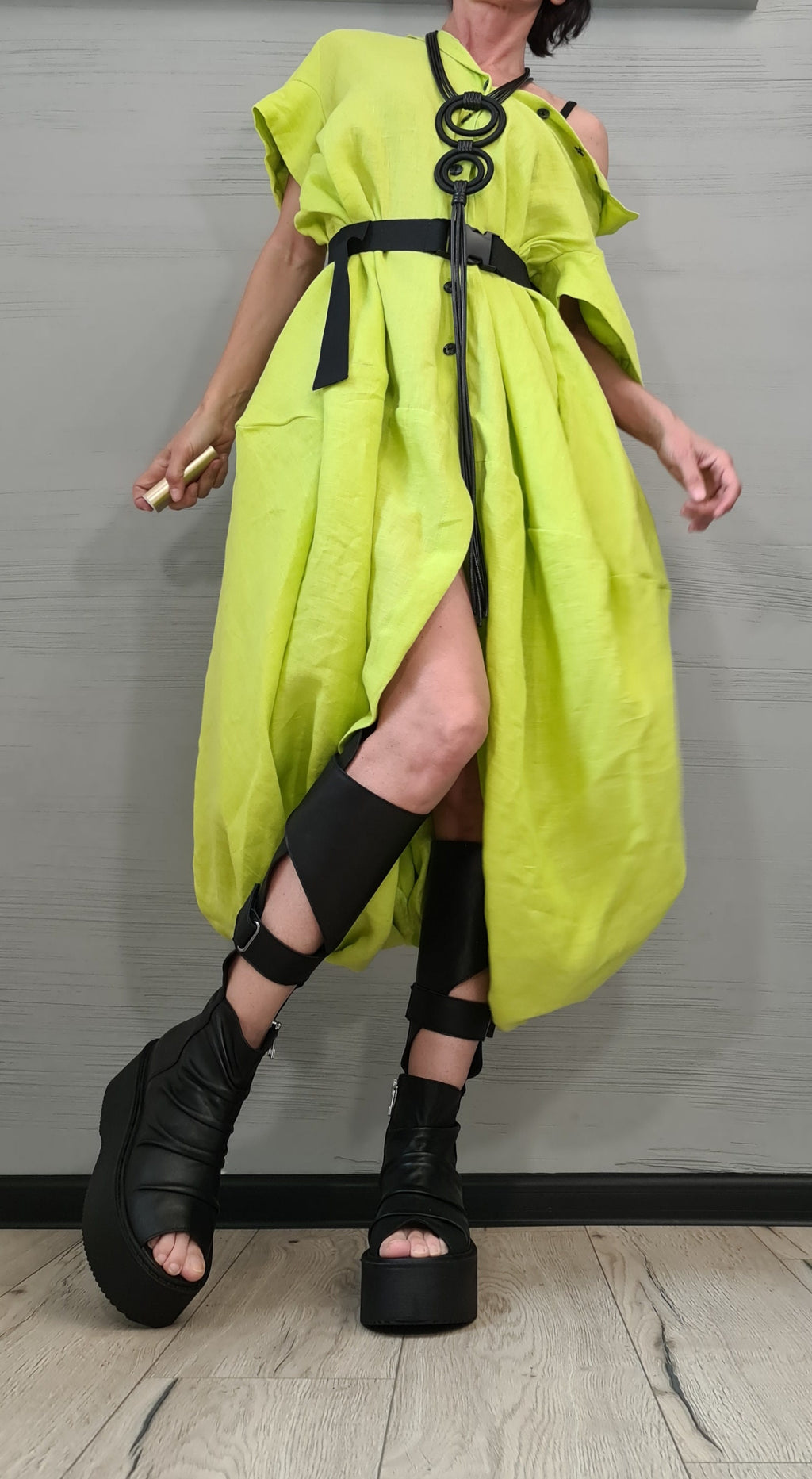 New collection Linen Asymmetric Shirt, Long Short Shirt, Avant Garde Tunic, Loose Tunic Shirt,Extravagant Shirt, Oversize Tunic