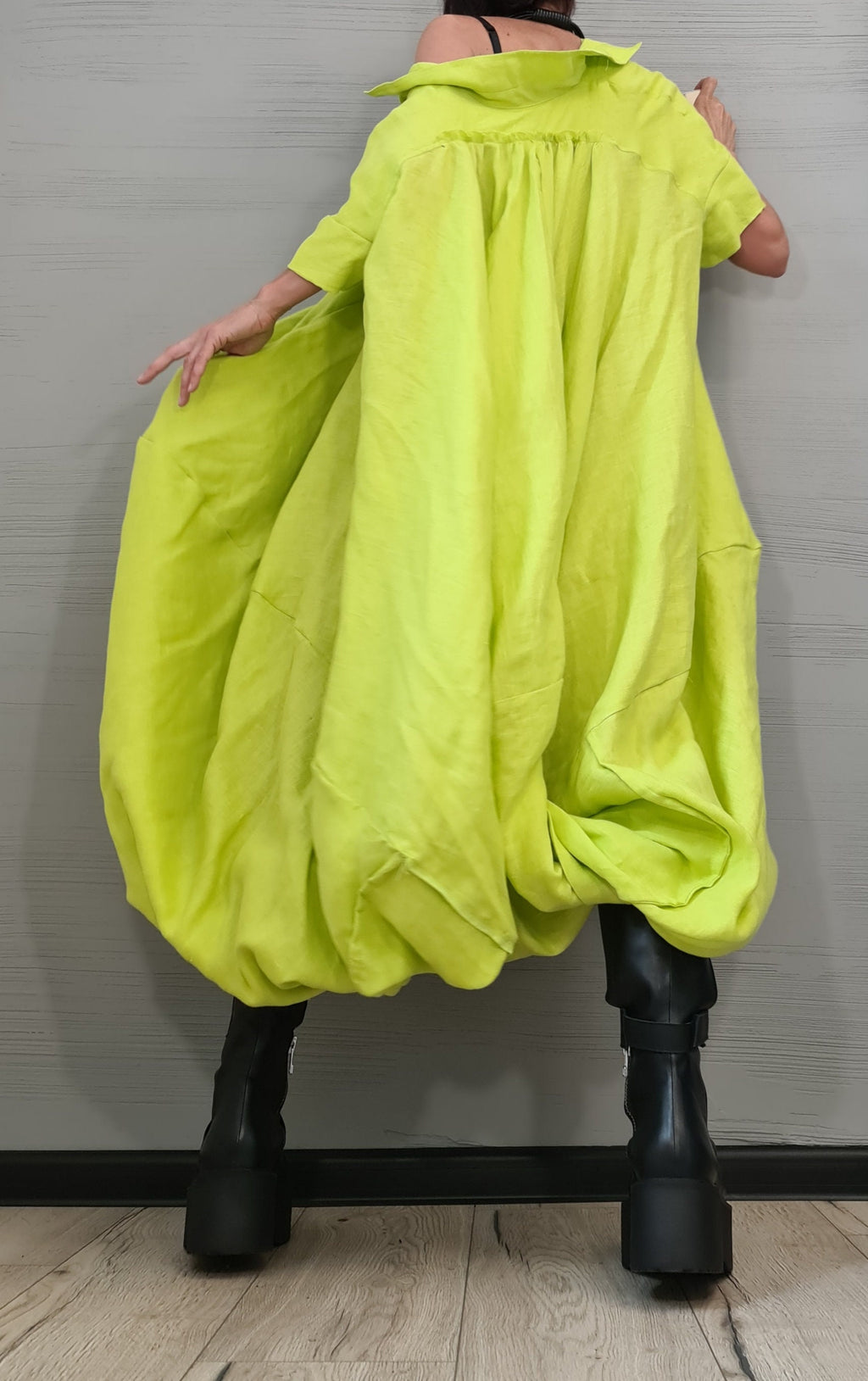 New collection Linen Asymmetric Shirt, Long Short Shirt, Avant Garde Tunic, Loose Tunic Shirt,Extravagant Shirt, Oversize Tunic