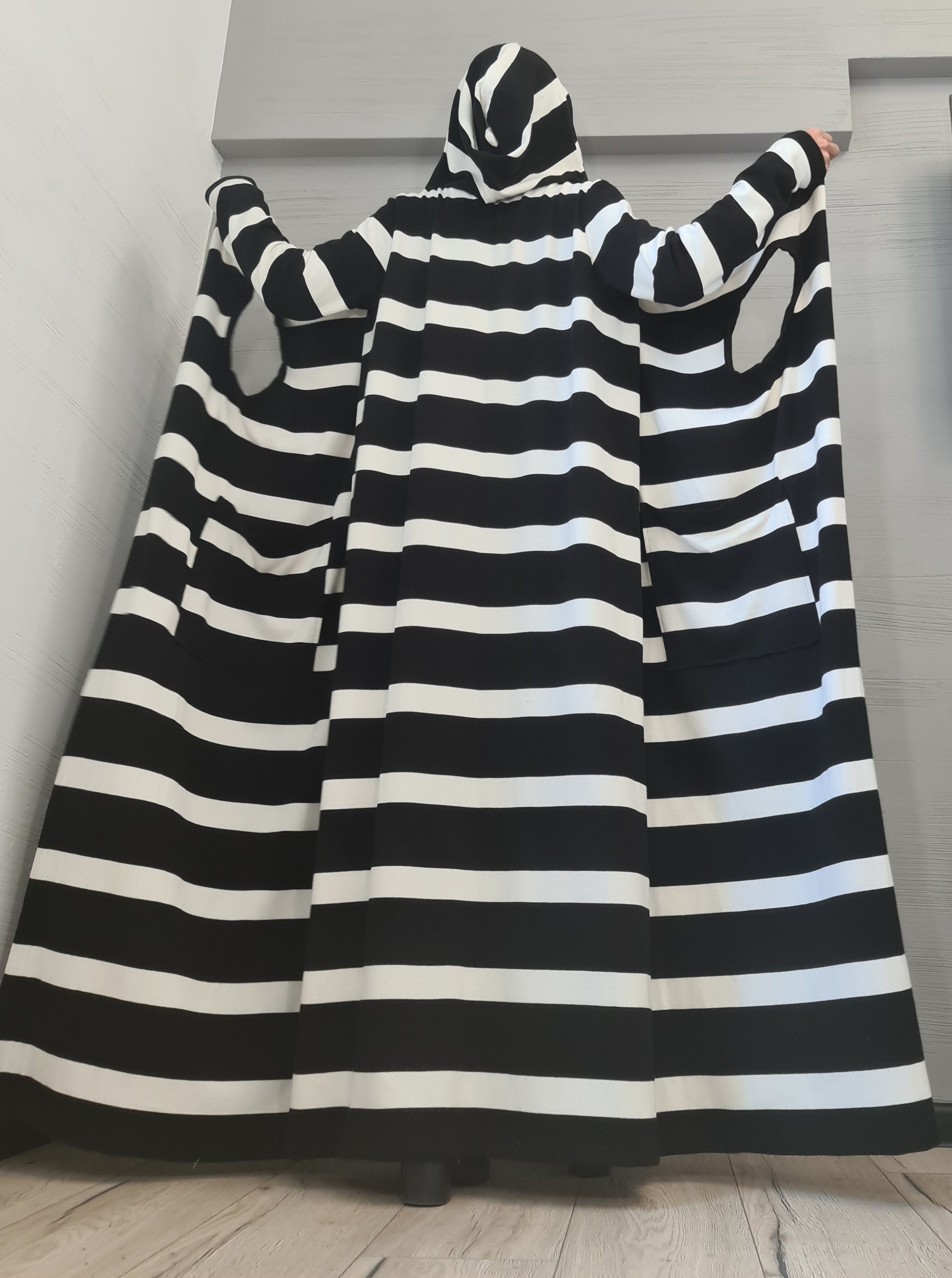 New collection Extravagant Hooded Vest, Women Cardigan, Gothic Cardigan, Plus Size Clothing, Long Cardigan, Knitted vest