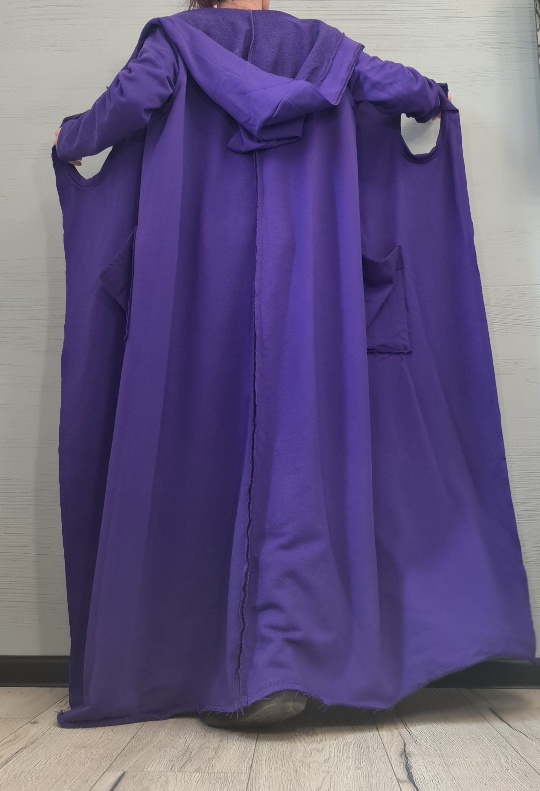 New collection Extravagant Hooded Vest, Women Cardigan, Gothic Cardigan, Plus Size Clothing, Long Cardigan, Cotton vest