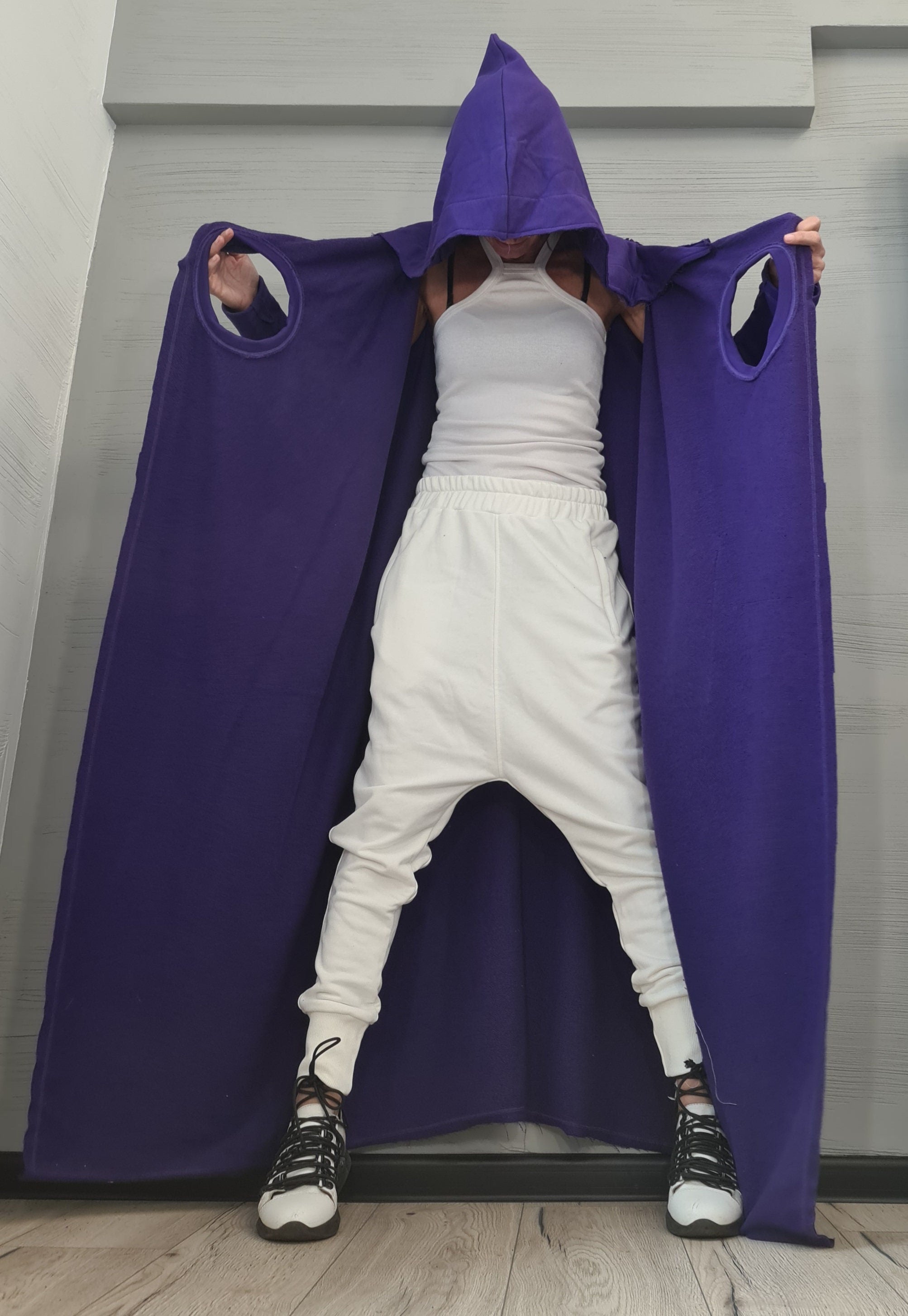 New collection Extravagant Hooded Vest, Women Cardigan, Gothic Cardigan, Plus Size Clothing, Long Cardigan, Cotton vest