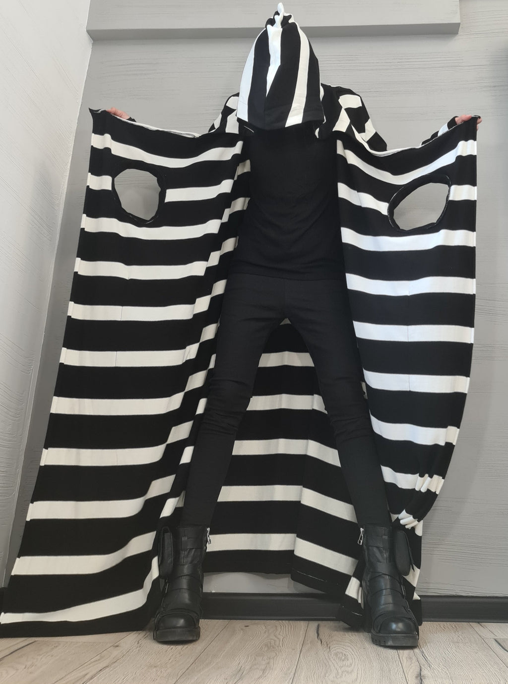 New collection Extravagant Hooded Vest, Women Cardigan, Gothic Cardigan, Plus Size Clothing, Long Cardigan, Knitted vest