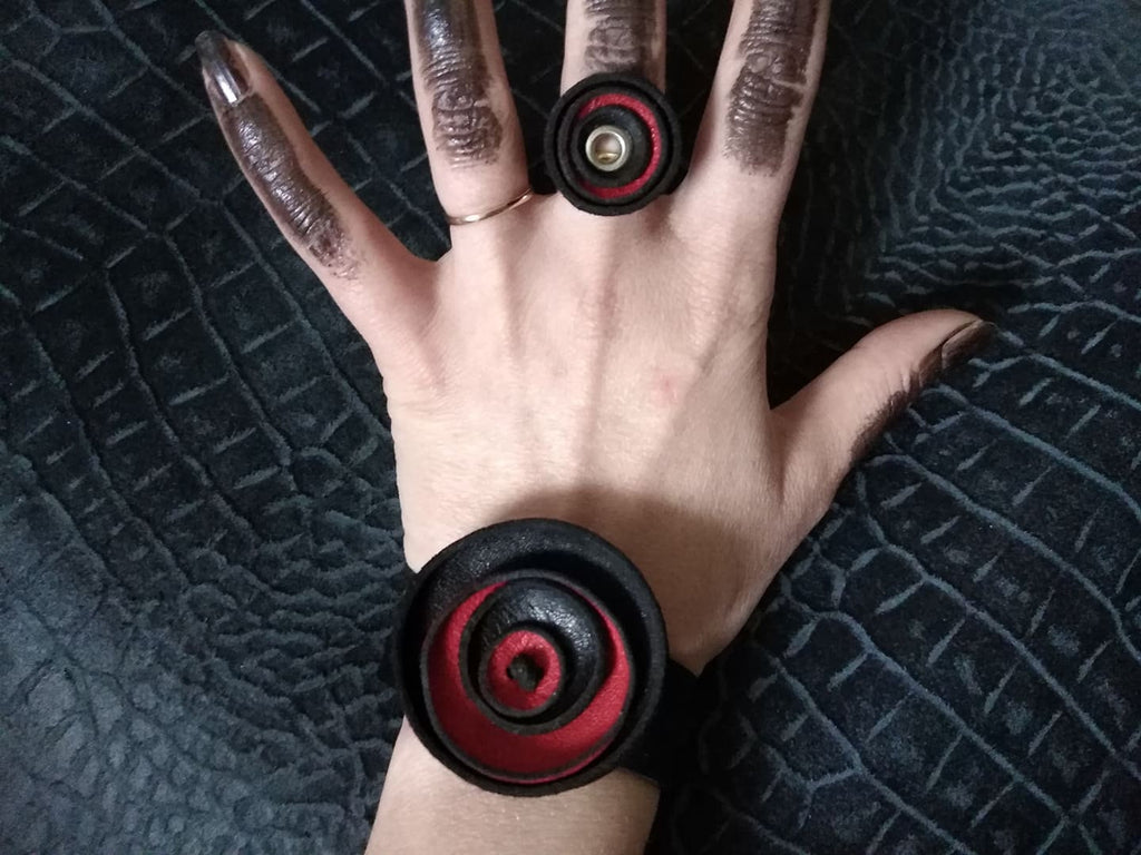 Leather Bracelet Extravagant Leather Jewelry HandMade Leather Jewelry Christmas gift for her