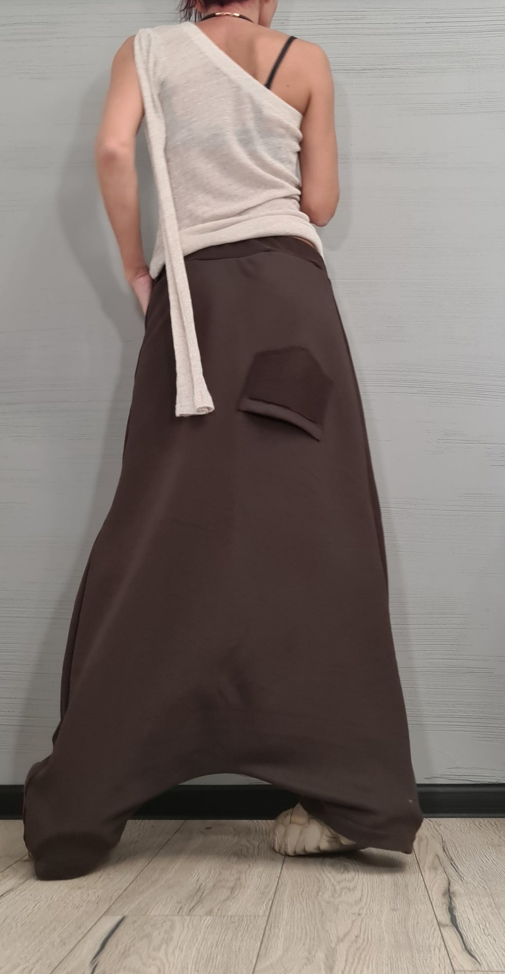 New collection Pants Skirt, Avant Garde Pants, Harem Pants Women, Drop Crotch Pants, Extravagant Cotton Pants, Loose Pants
