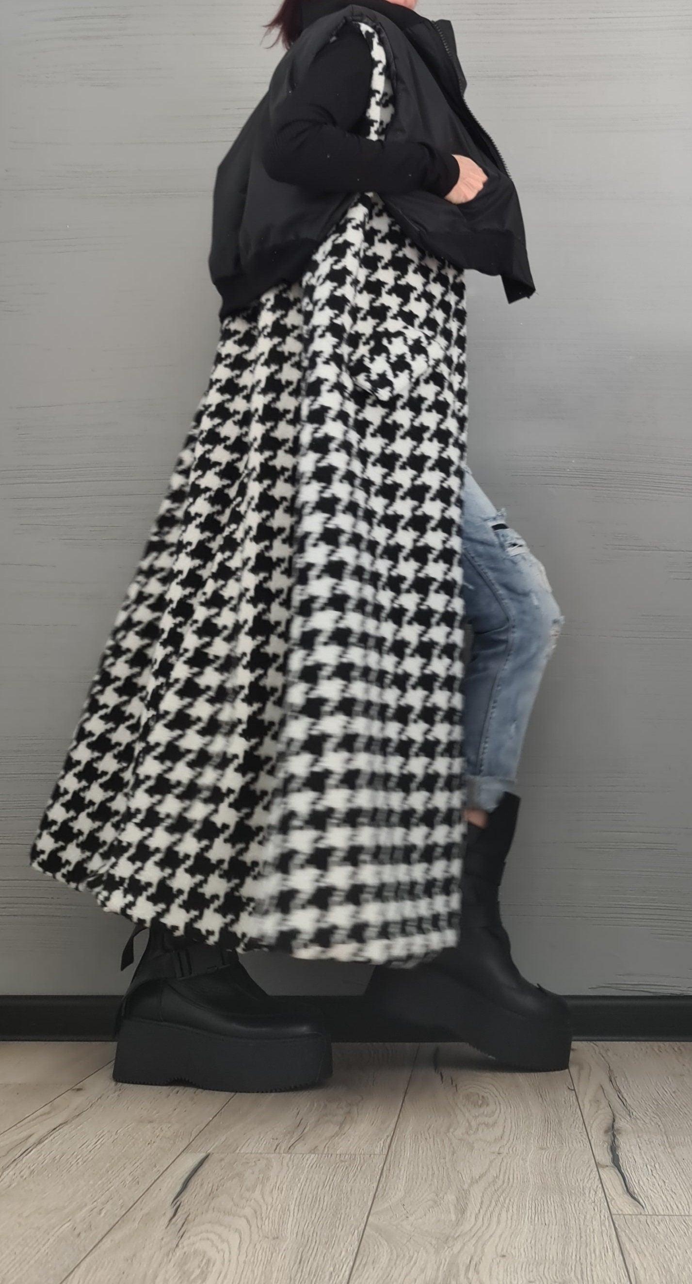 New collection Double vest, Asymmetric Sleeveless Vest, Long Short Vest,  Gothic Vest, Extravagant Vest, Designer Vest, Two-piece Vest