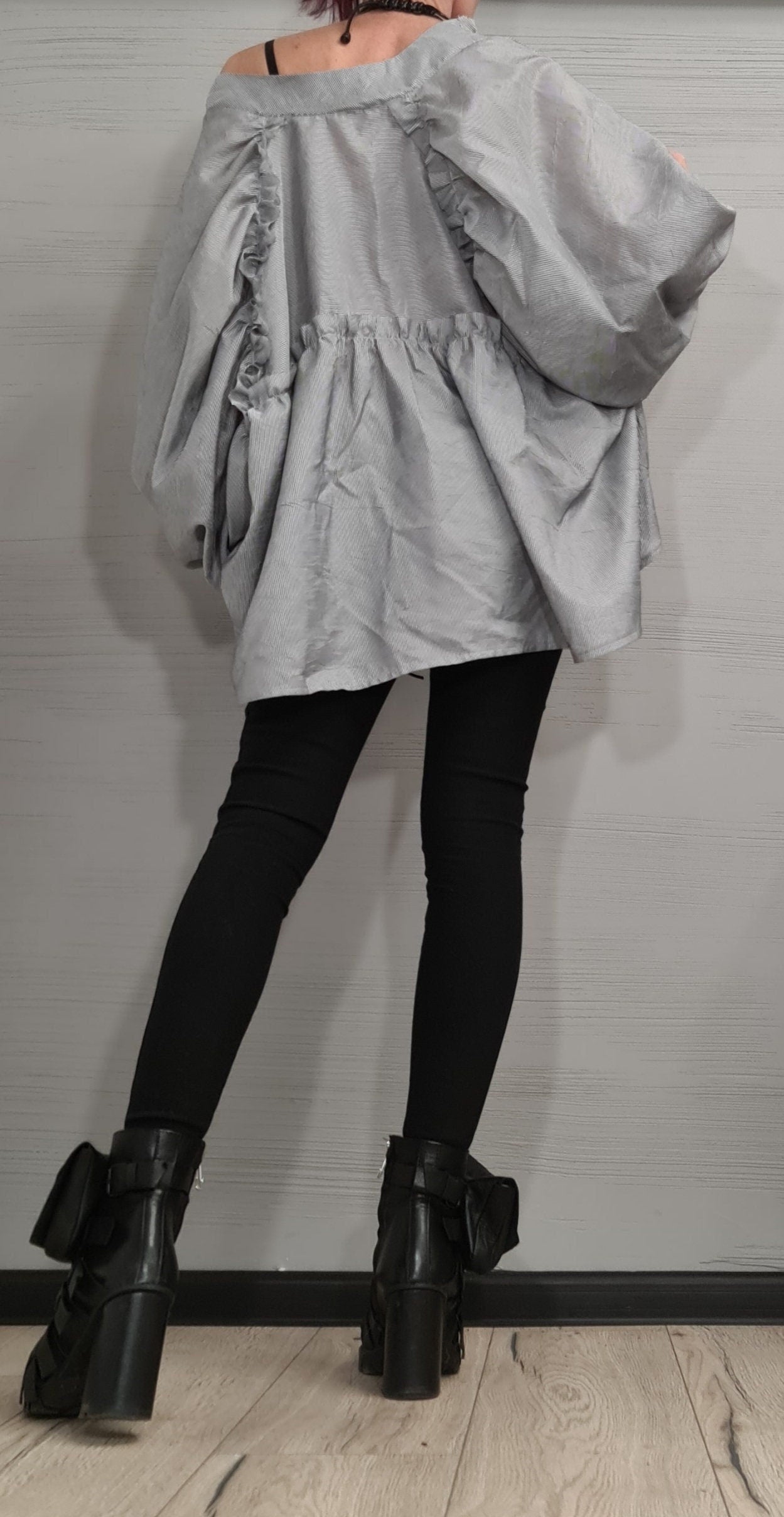 Asymmetric Shirt,  Avant Garde Tunic, Loose Tunic Shirt,Extravagant Shirt, Tunic Shirt, New collection