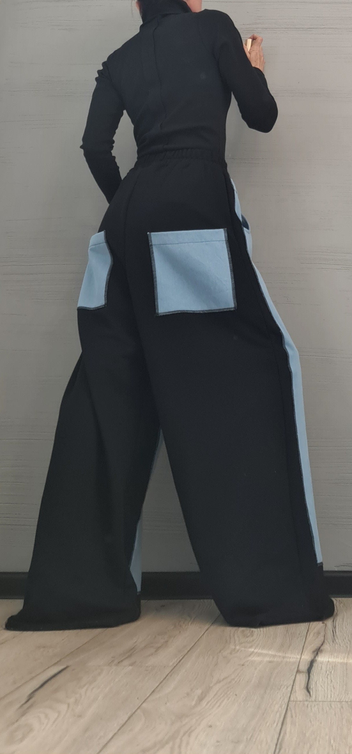 New collection Avant Garde Loose Pants, Harem Pants Women, Extravagant Cotton Pants, Asymmetric Pants, Loose Pants
