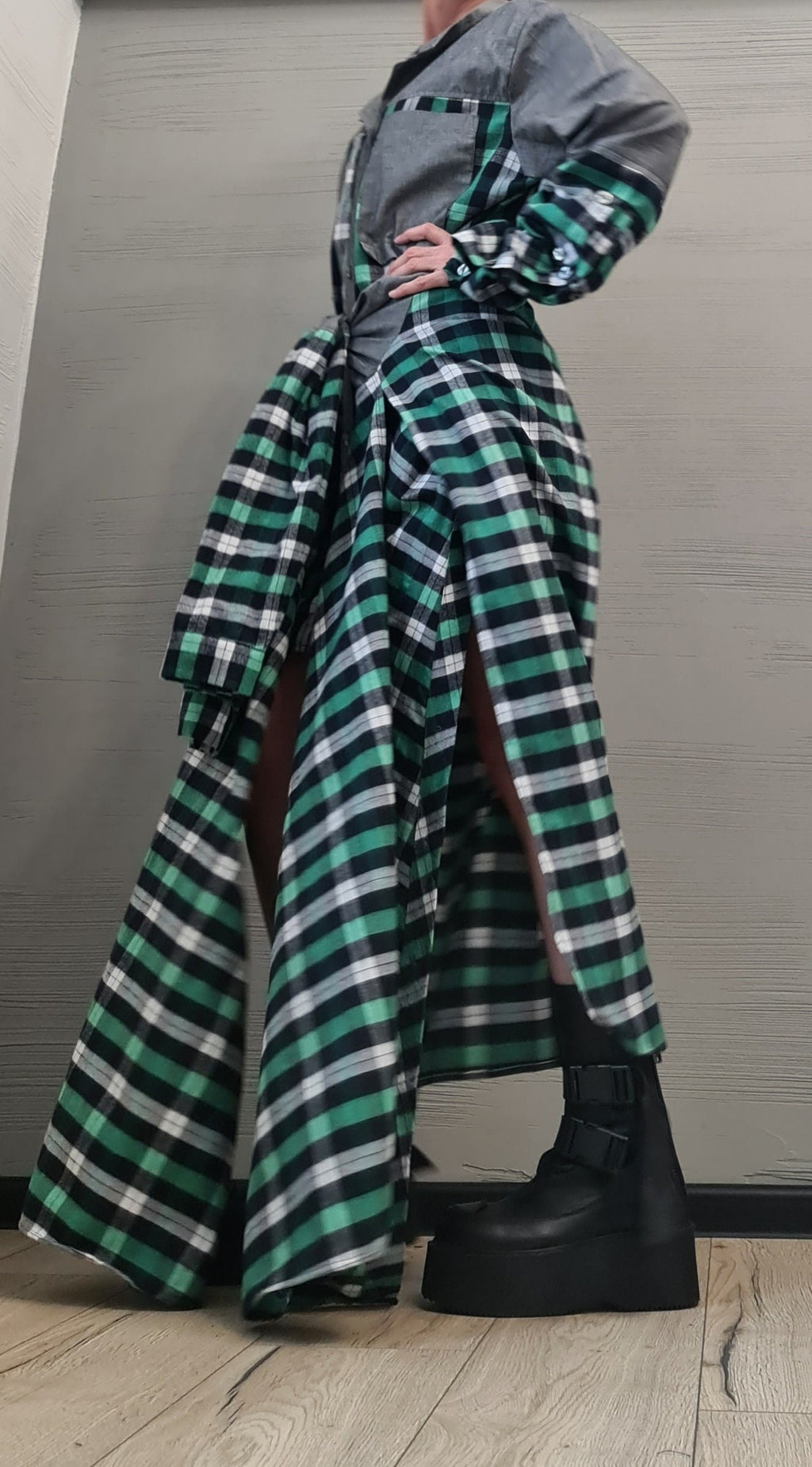 Deconstructed Shirt, Asymmetric Shirt, Long Short Shirt Dress, Avant Garde Tunic, Loose Tunic Shirt, Extravagant Shirt, New collection