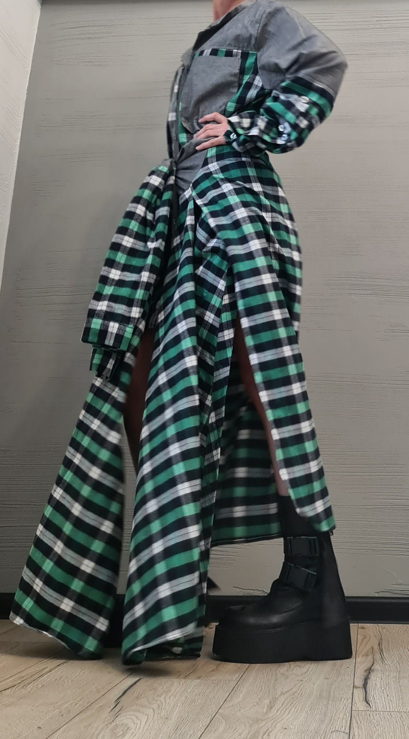 Deconstructed Shirt, Asymmetric Shirt, Long Short Shirt Dress, Avant Garde Tunic, Loose Tunic Shirt, Extravagant Shirt, New collection