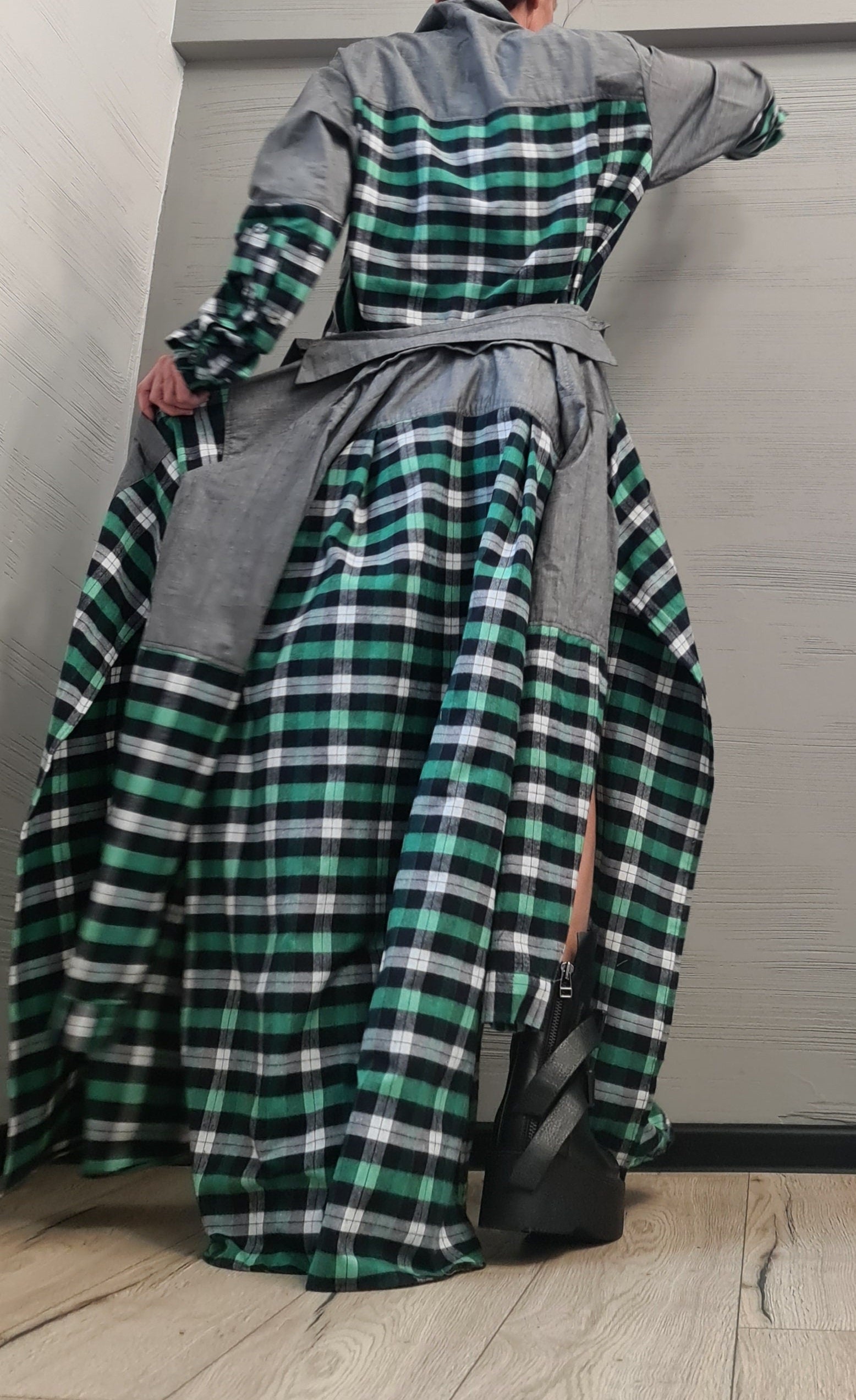 Deconstructed Shirt, Asymmetric Shirt, Long Short Shirt Dress, Avant Garde Tunic, Loose Tunic Shirt, Extravagant Shirt, New collection