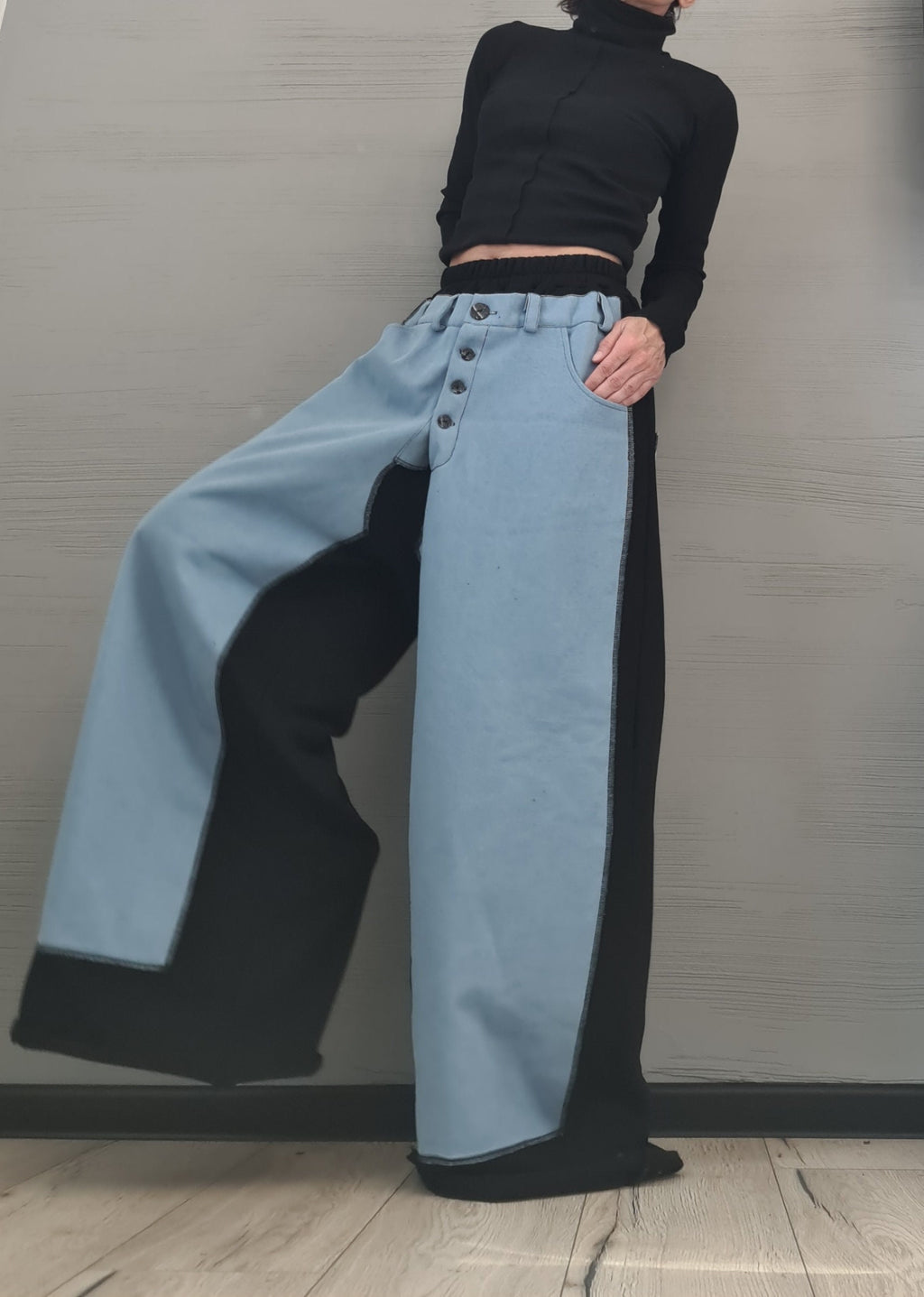 New collection Avant Garde Loose Pants, Harem Pants Women, Extravagant Cotton Pants, Asymmetric Pants, Loose Pants