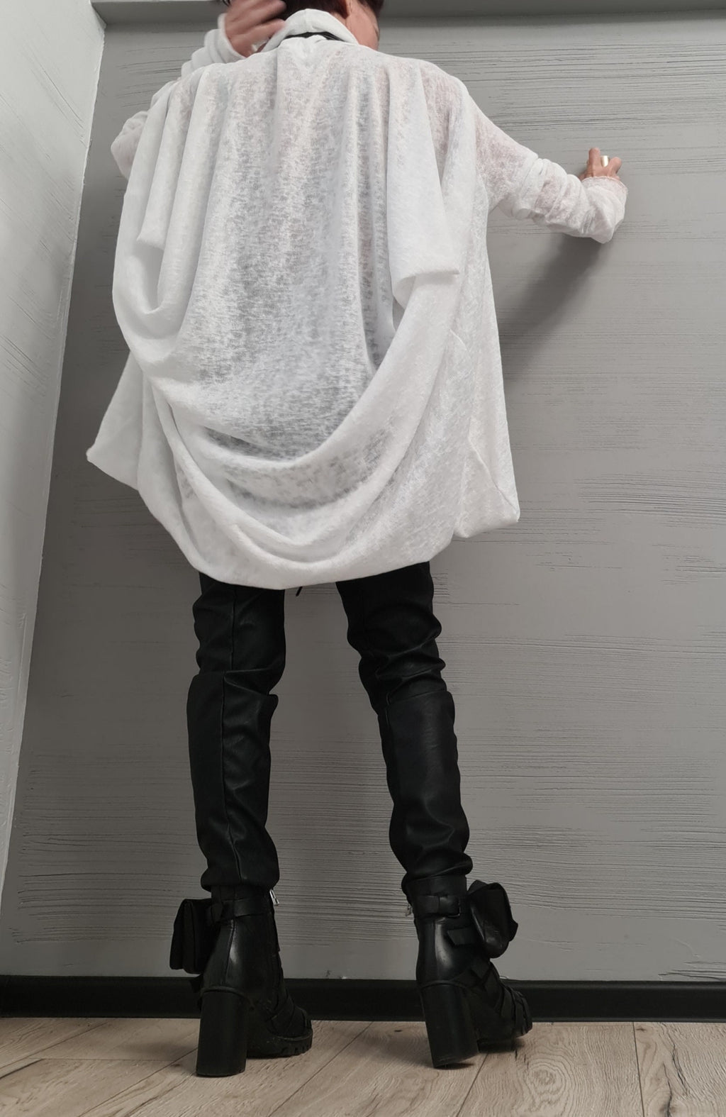 New collection Asymmetrical tunic, Avant Garde Tunic, Loose Tunic, Deconstructed Top, Oversize Tunic, Casual Long Sleeve Top