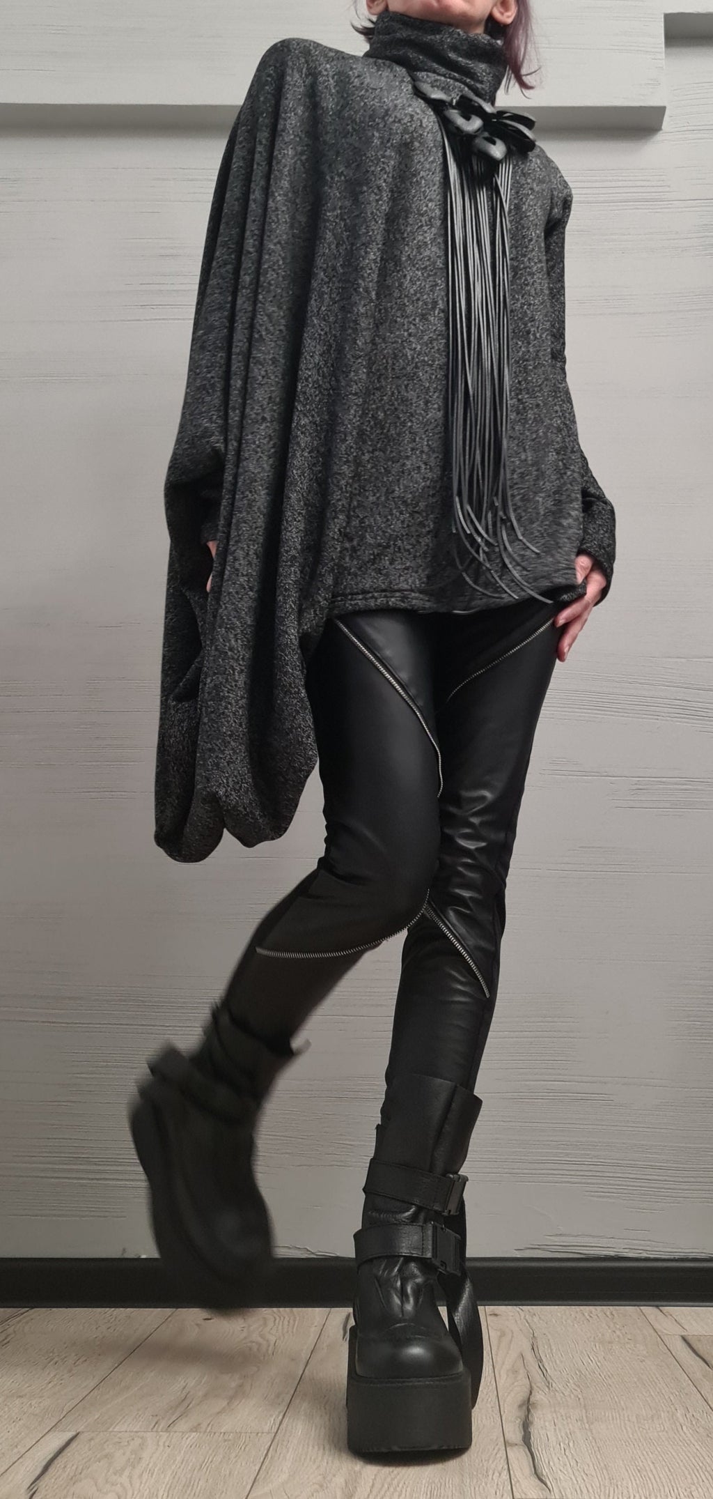 Asymmetrical tunic, Avant Garde Tunic, Loose Tunic, Deconstructed Top, Gothic tunic, New collection