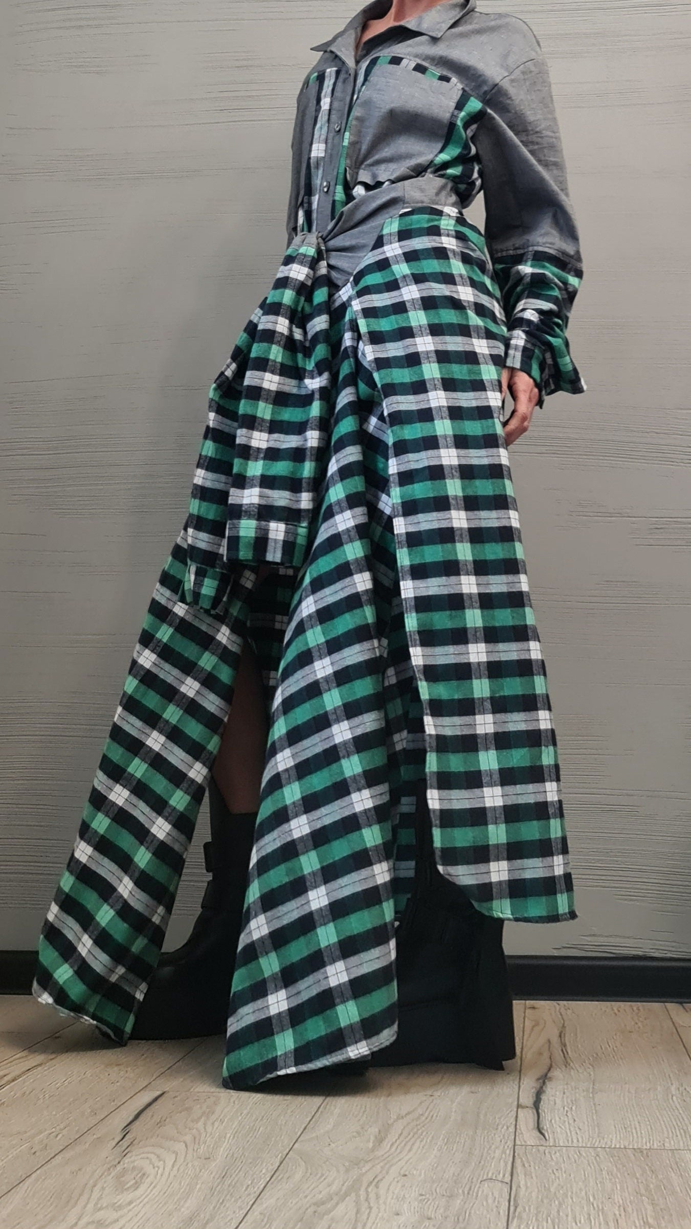 Deconstructed Shirt, Asymmetric Shirt, Long Short Shirt Dress, Avant Garde Tunic, Loose Tunic Shirt, Extravagant Shirt, New collection