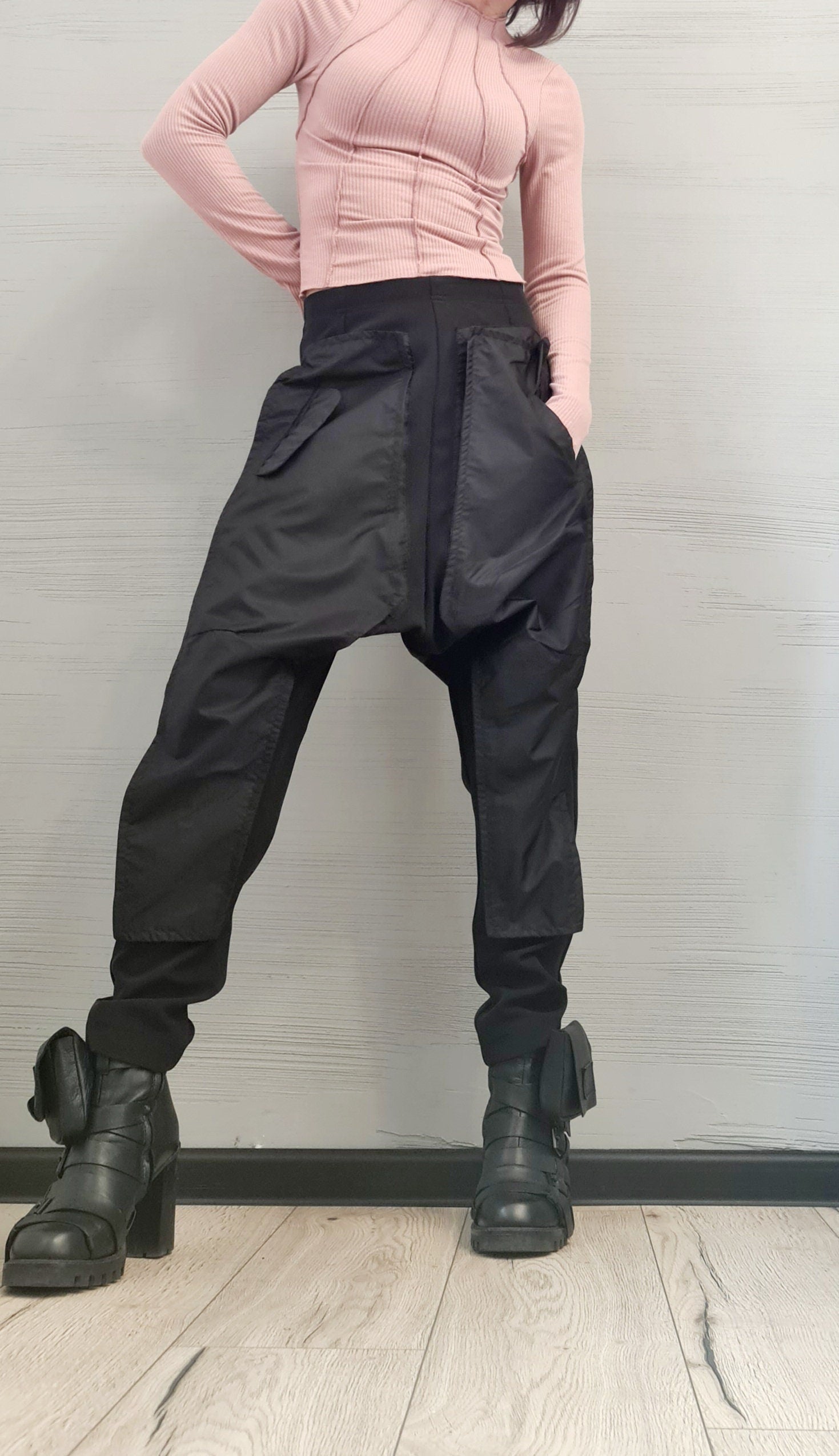 Extravagant Pants, Harem Casual Pants, Urban Pants, Loose Pants, Punk Pants, Gothic Pants, Outer pockets, New collection