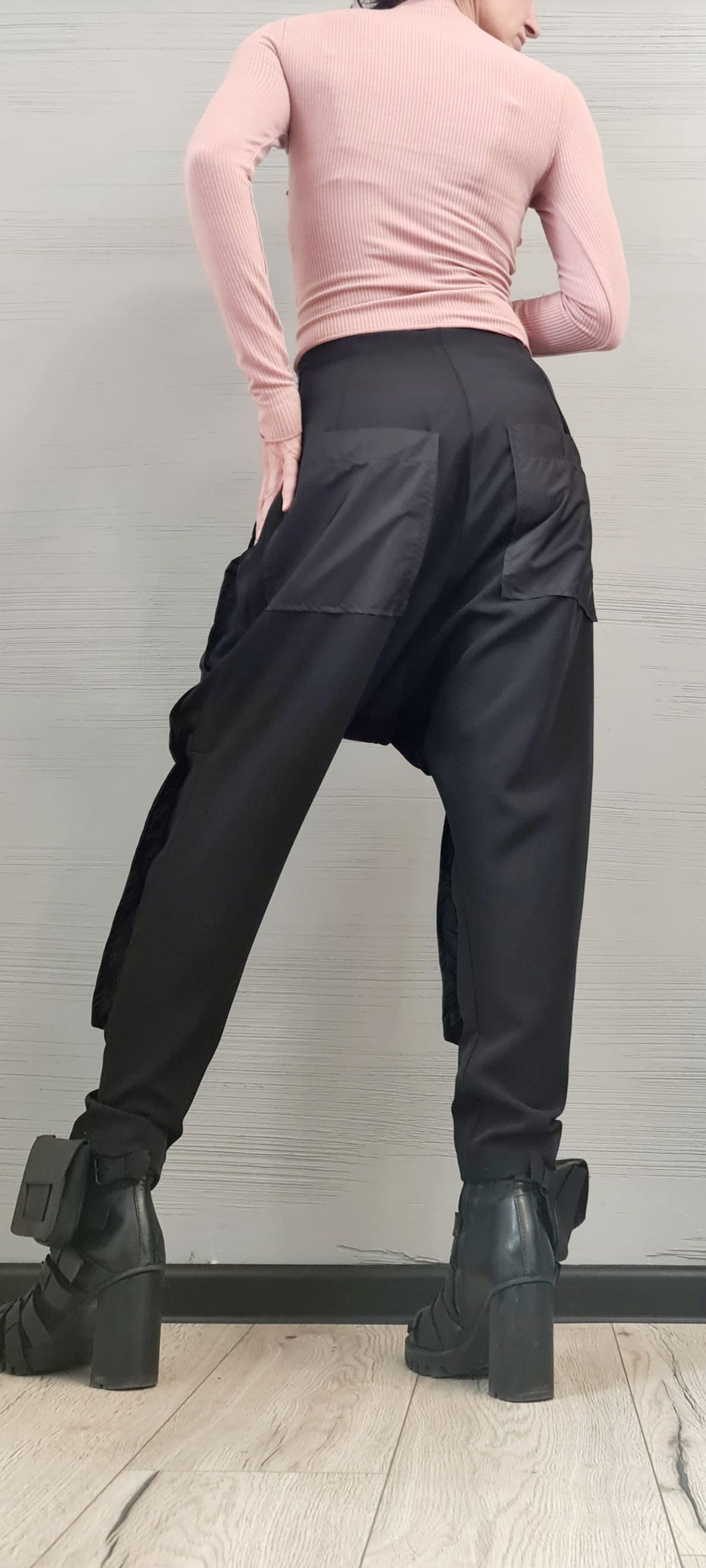 Extravagant Pants, Harem Casual Pants, Urban Pants, Loose Pants, Punk Pants, Gothic Pants, Outer pockets, New collection