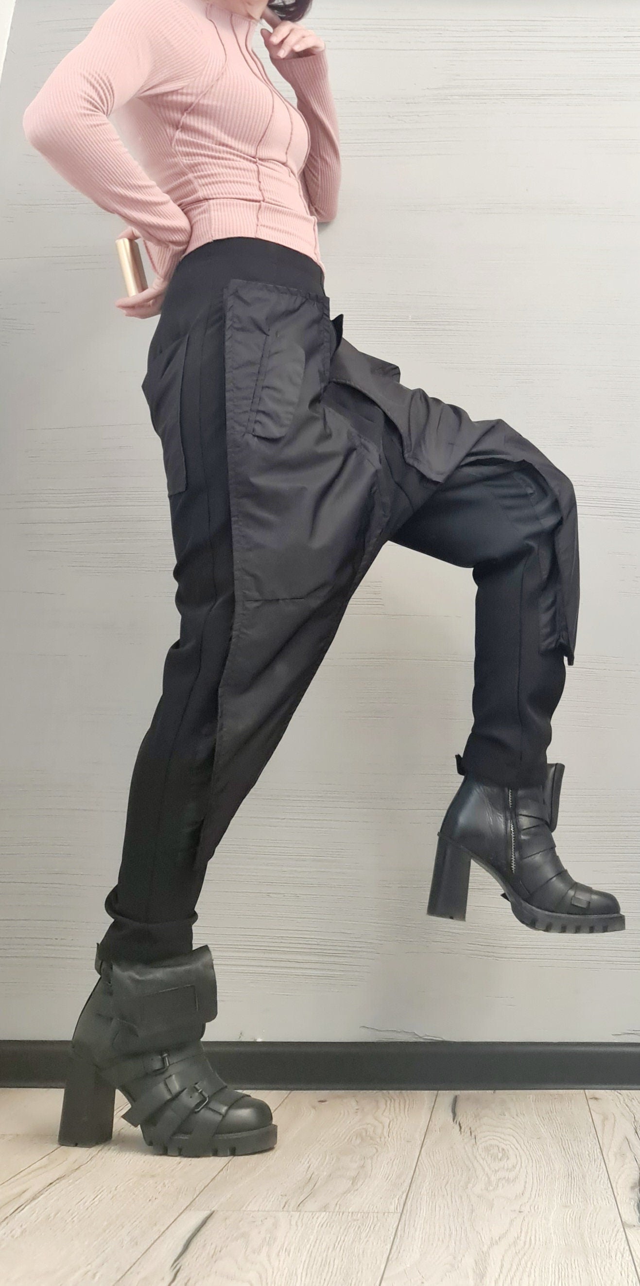 Extravagant Pants, Harem Casual Pants, Urban Pants, Loose Pants, Punk Pants, Gothic Pants, Outer pockets, New collection