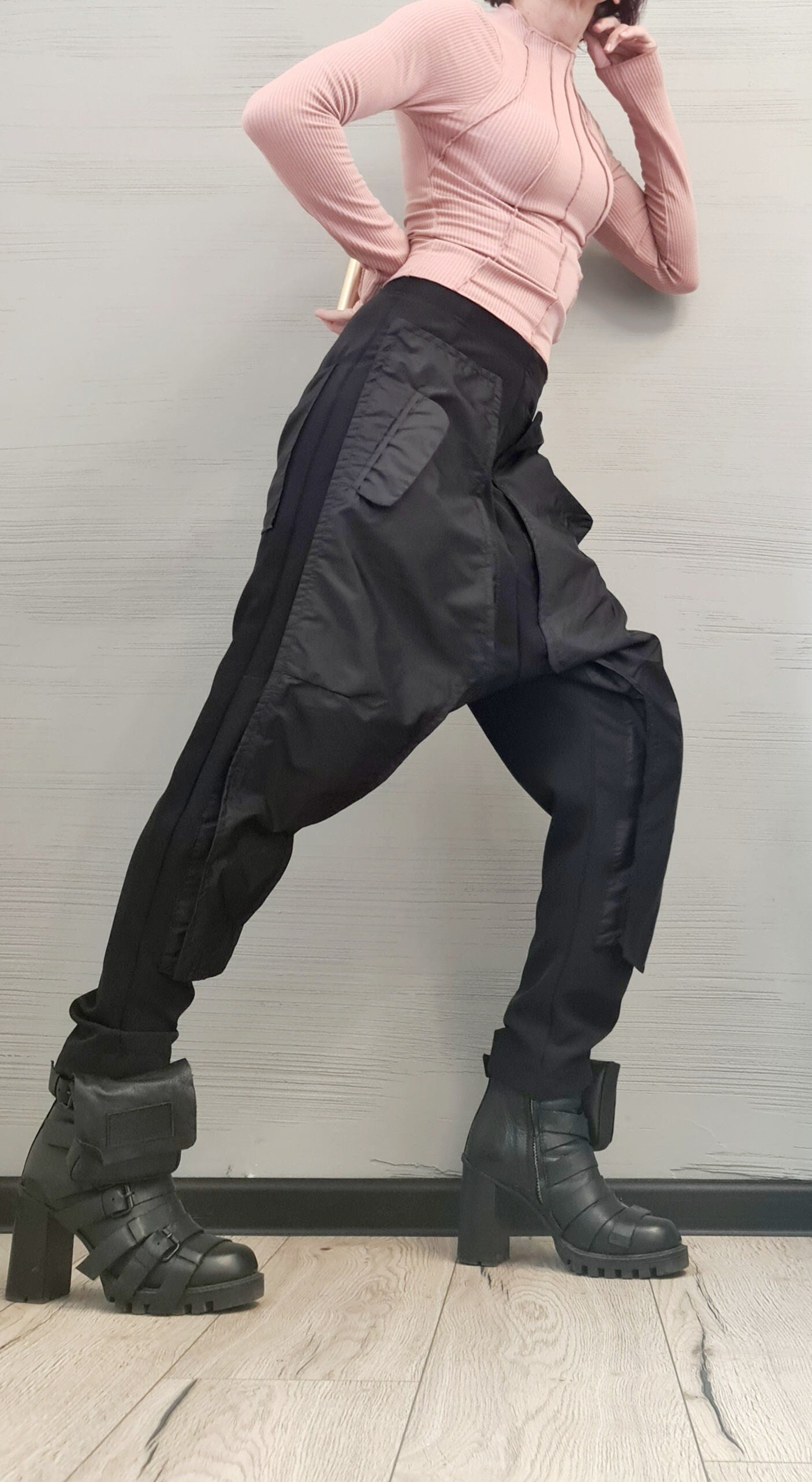 Extravagant Pants, Harem Casual Pants, Urban Pants, Loose Pants, Punk Pants, Gothic Pants, Outer pockets, New collection