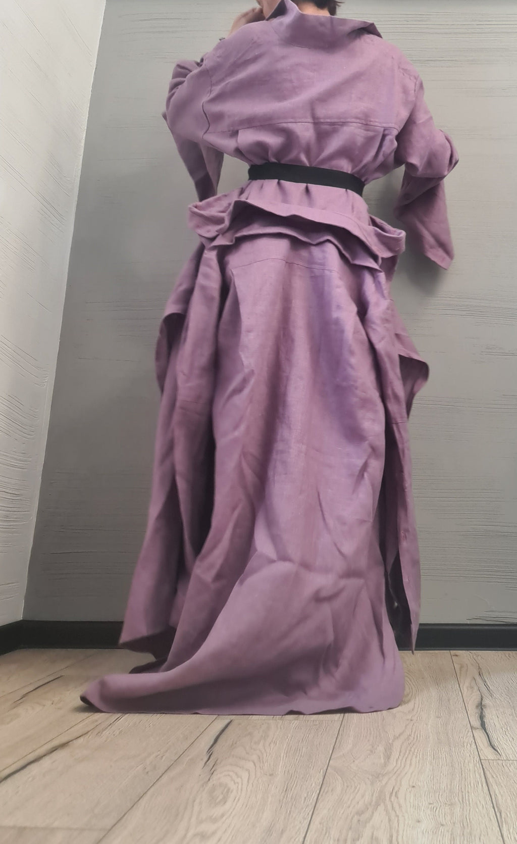 Deconstructed Shirt, Asymmetric Linen Shirt, Long Short Shirt Dress, Avant Garde Tunic, Loose Tunic Shirt,Extravagant Shirt, Tunic Shirt