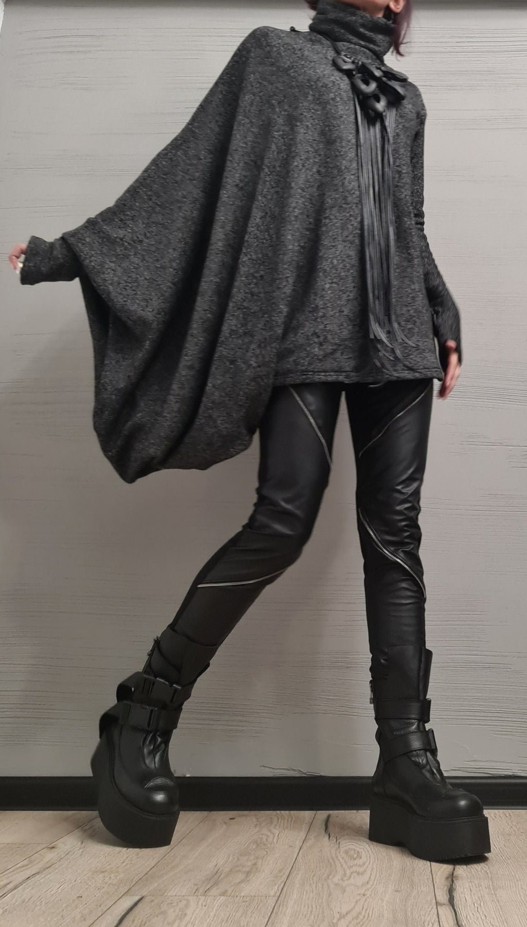 Asymmetrical tunic, Avant Garde Tunic, Loose Tunic, Deconstructed Top, Gothic tunic, New collection