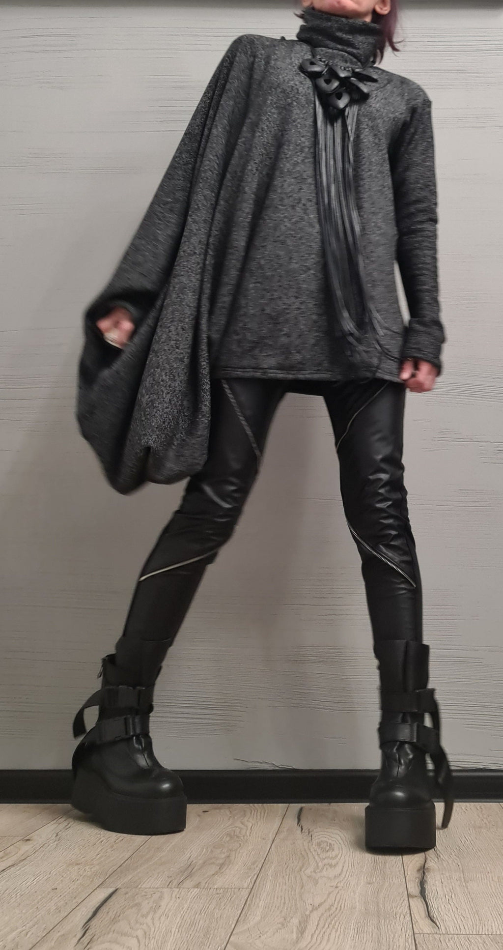 Asymmetrical tunic, Avant Garde Tunic, Loose Tunic, Deconstructed Top, Gothic tunic, New collection