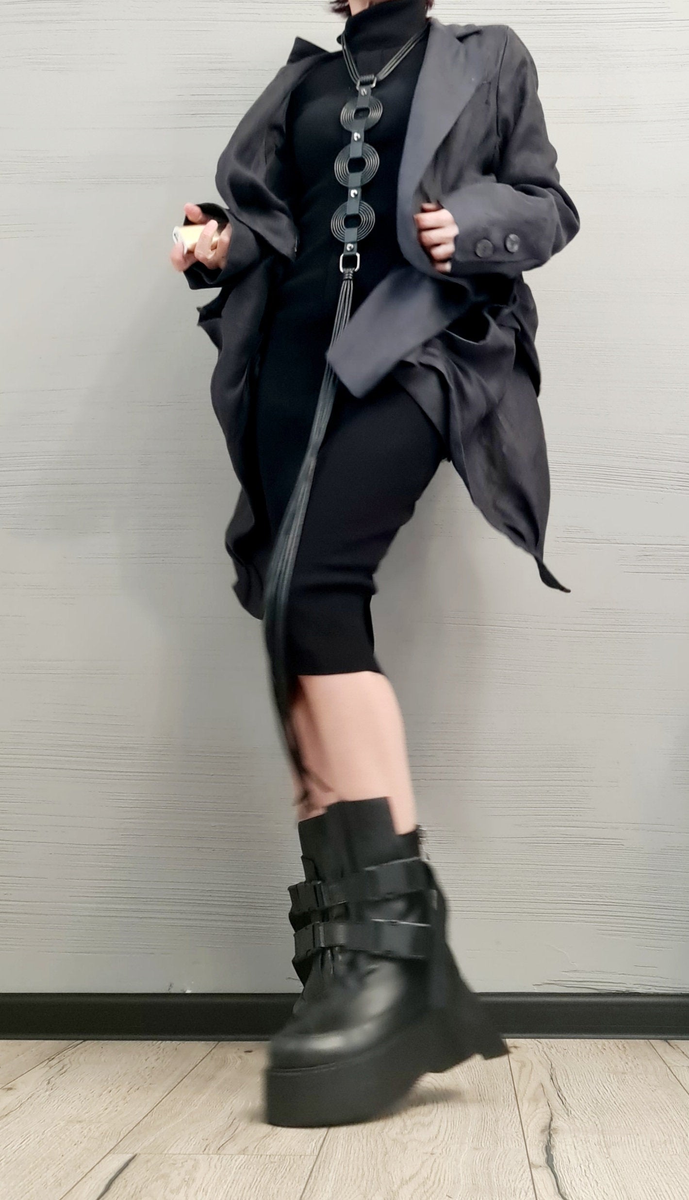 New collection Lenin Avant Garde Blazer, Extravagant jacket, Asymmetrical Jacket, Deconstructed Futuristic Clothing, Gothic Blazer Atracit