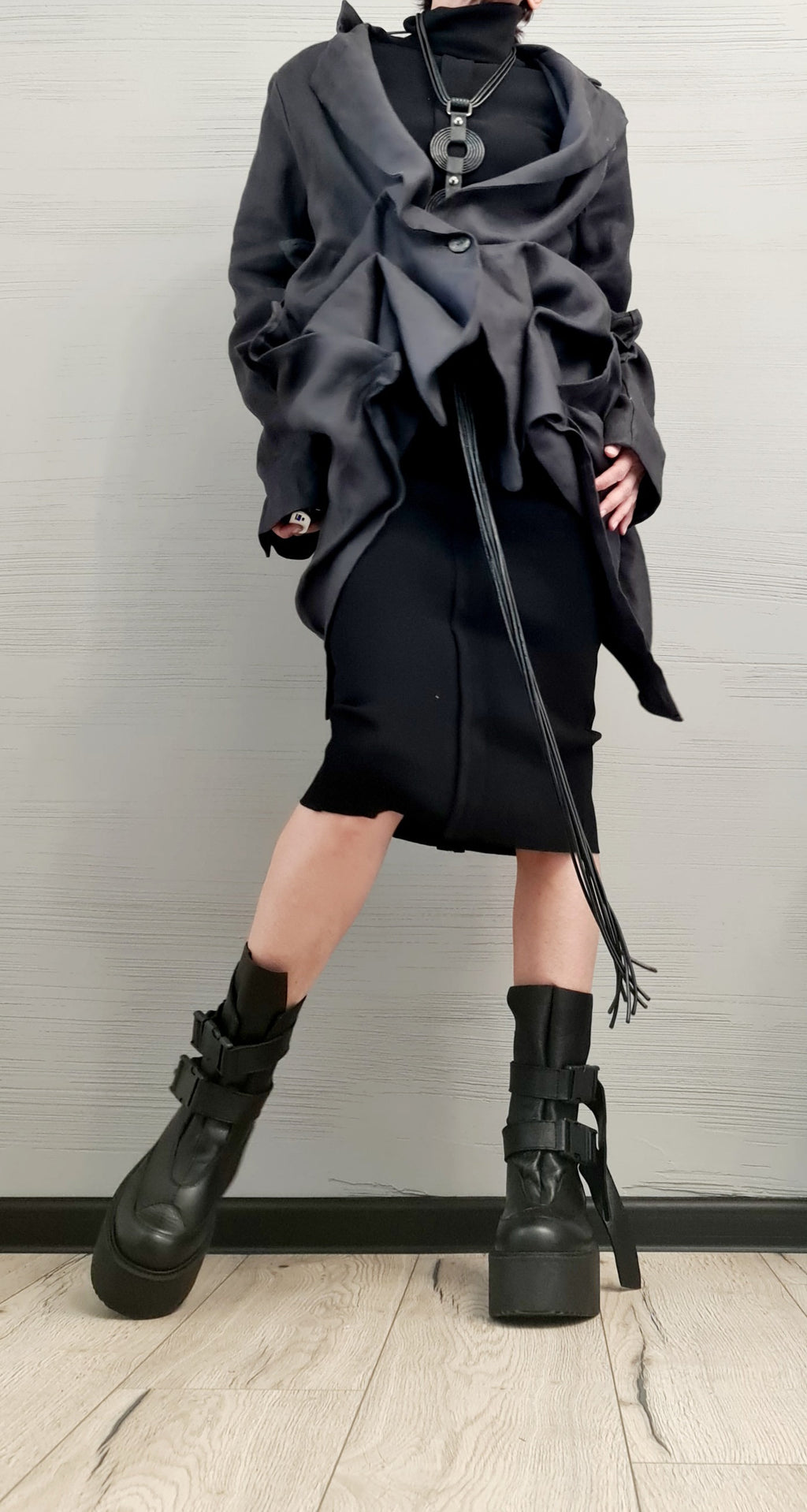 New collection Lenin Avant Garde Blazer, Extravagant jacket, Asymmetrical Jacket, Deconstructed Futuristic Clothing, Gothic Blazer Atracit