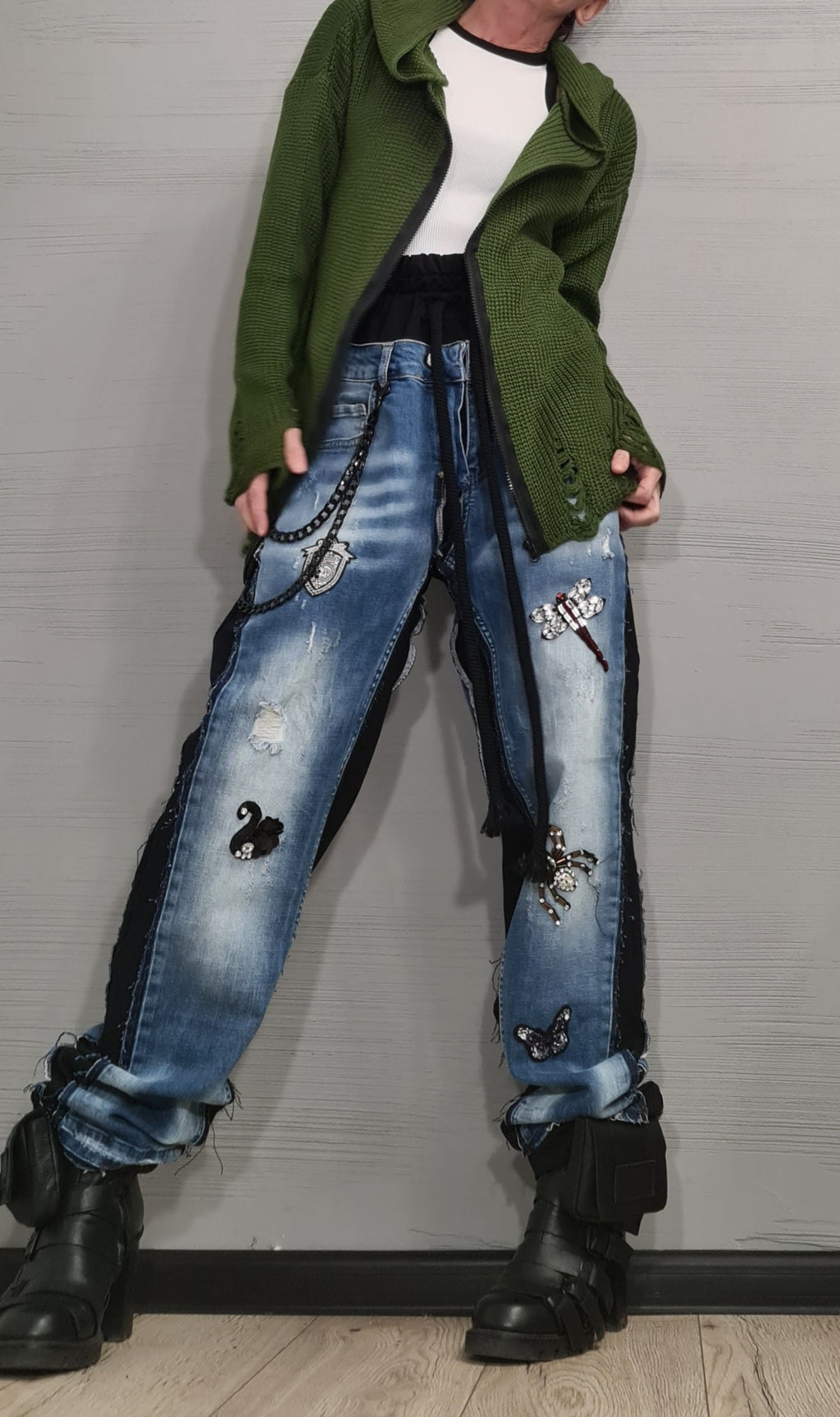 New collection Extravagant Hooded Vest, Lime Women Cardigan, Gothic Cardigan, Plus Size Clothing, Knitted vest