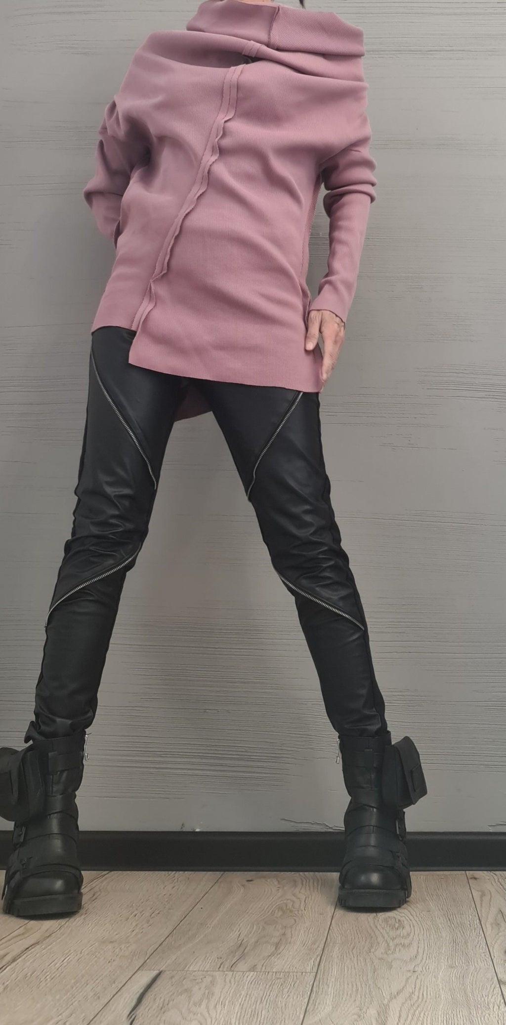 NEW Collection Asymmetric Sexy Fitted Top Blouse, Extravagant Top, Avant Garde Blouse, Sexy Top, Cotton Blouse