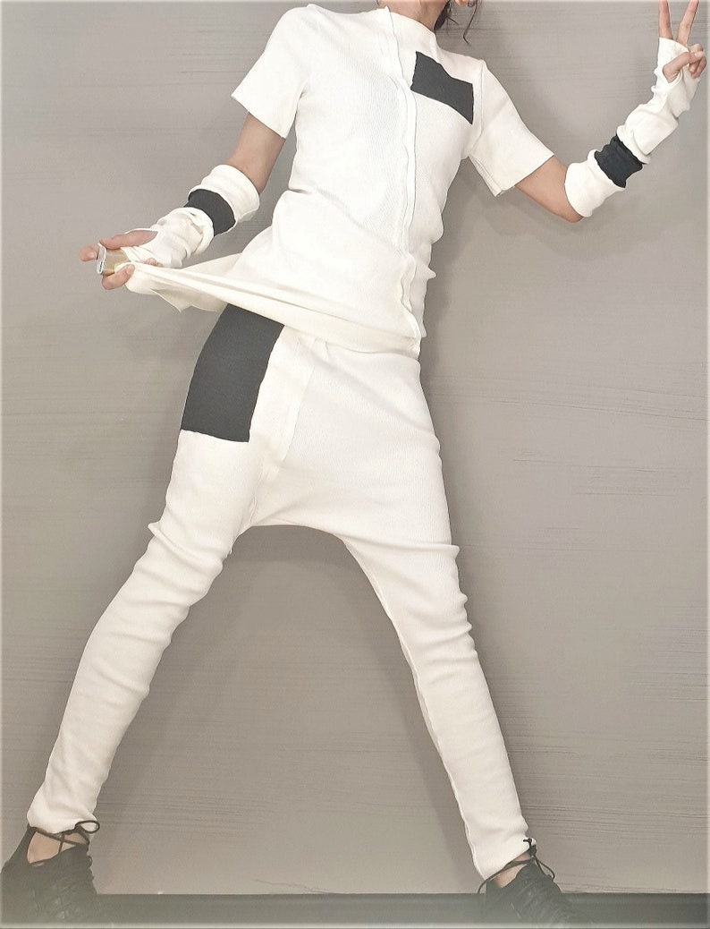 Еxtravagant Blouse, Asymmetrical blouse, Blouse Separate Sleeves