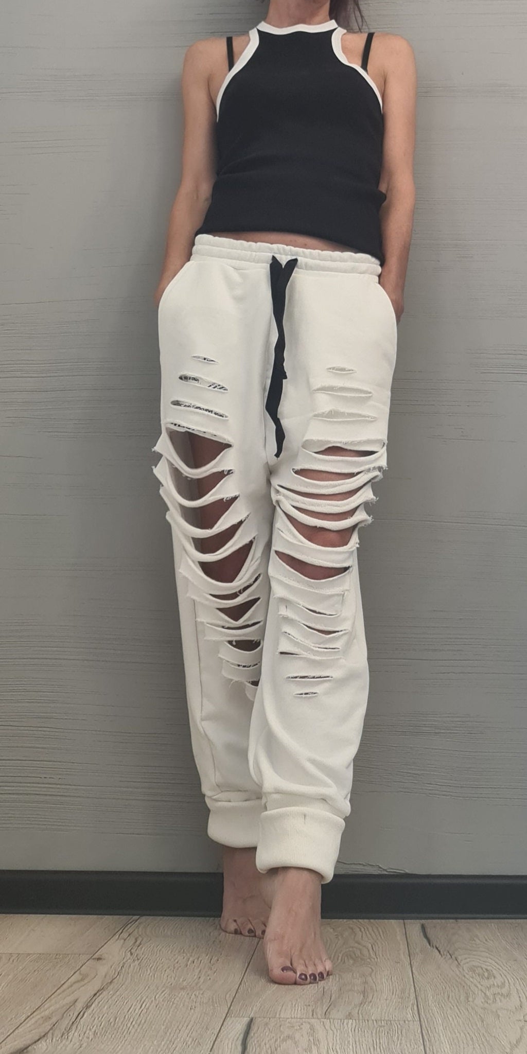 Avant Garde Pants, Harem Pants Women, Drop Crotch Pants, Extravagant Cotton Pants, Loose Pants