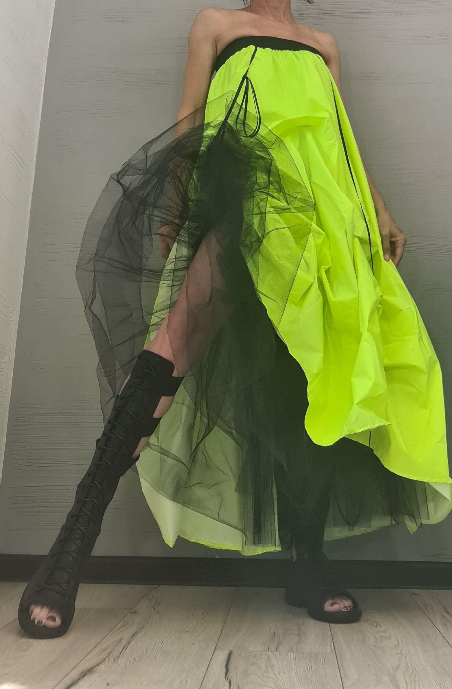 New collection Extravagant Ball Skirt Women, Avant-garde Tutu Cocktail Skirt, Asymmetric Long Short Skirt, High Tulle Circle Wedding Skirt