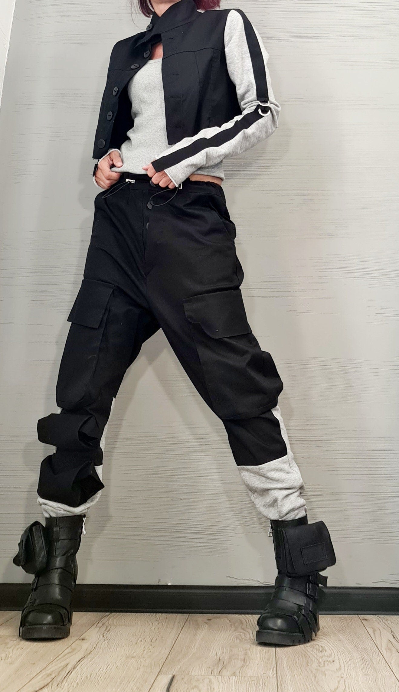 Women Harem Pants Jacket Set, Women Street Outfit Set, New collection Extravagant Women Costume