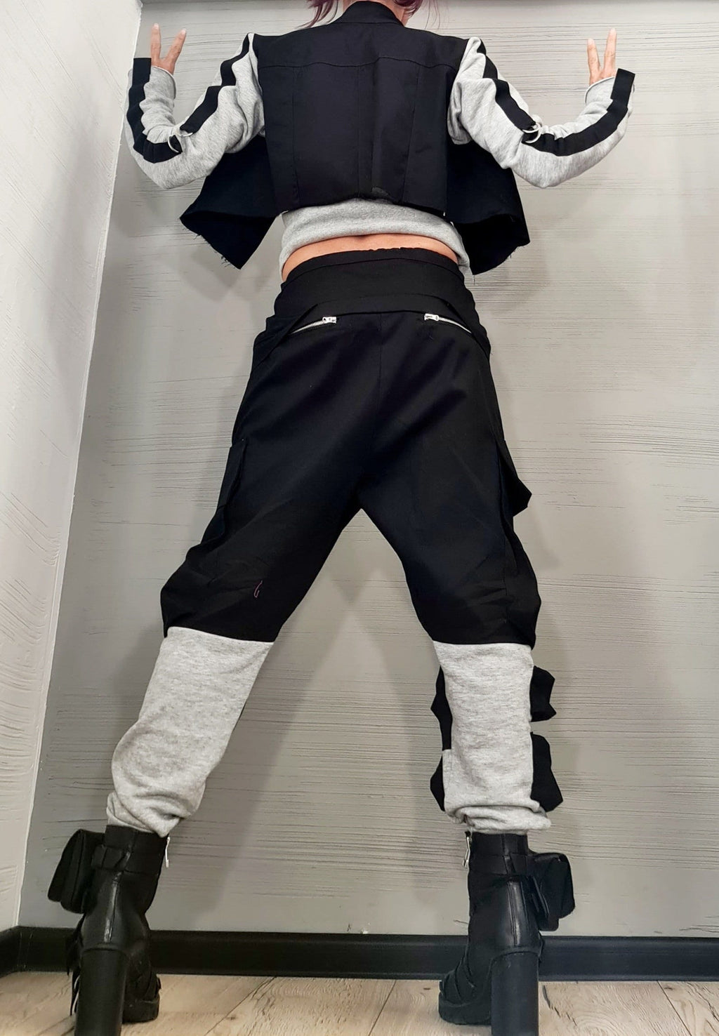 Women Harem Pants Jacket Set, Women Street Outfit Set, New collection Extravagant Women Costume