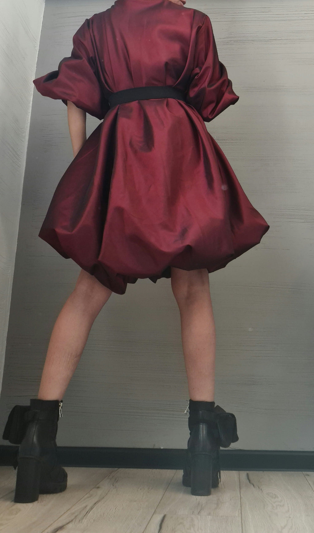 Extravagant Taffeta Tunic Dress, Plus Size Clothing Loose Dress, Party Dress New collection