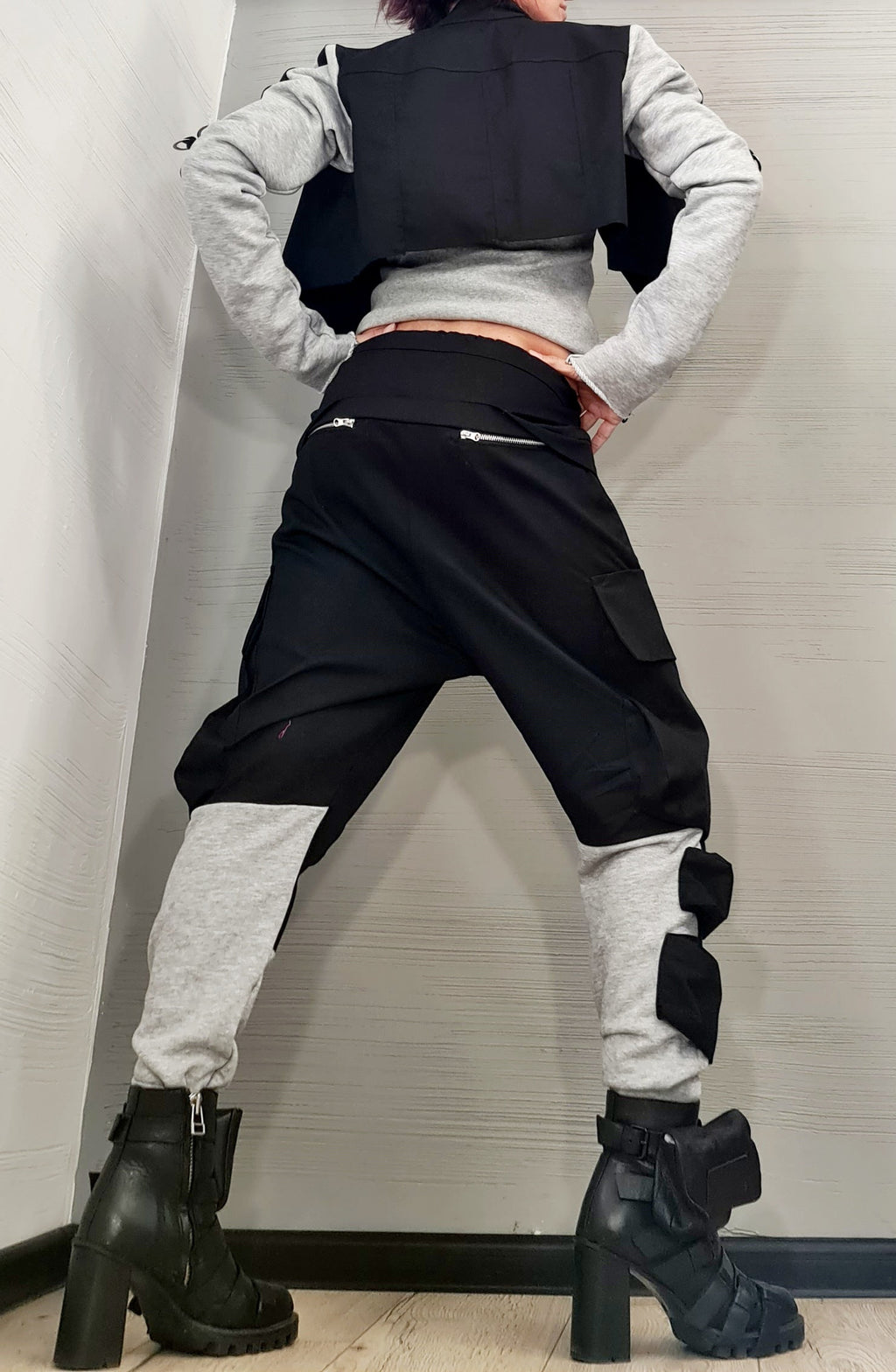 Women Harem Pants Jacket Set, Women Street Outfit Set, New collection Extravagant Women Costume