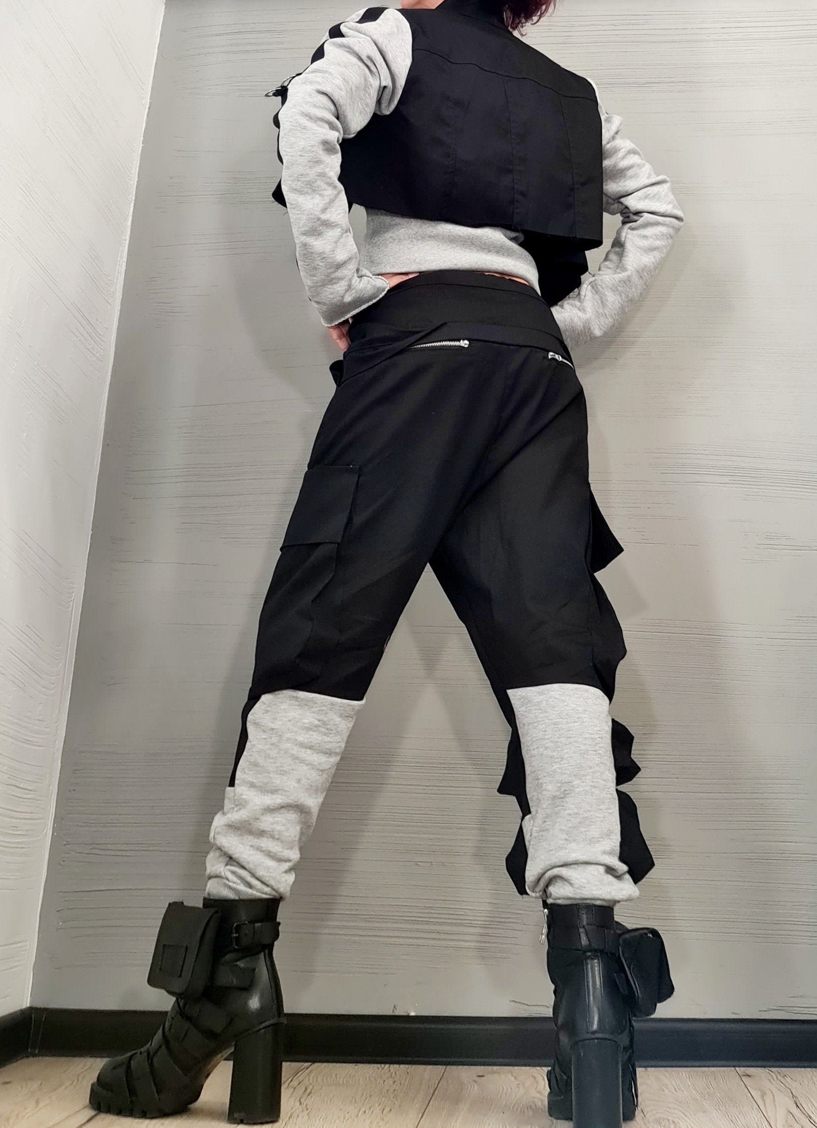 Women Harem Pants Jacket Set, Women Street Outfit Set, New collection Extravagant Women Costume