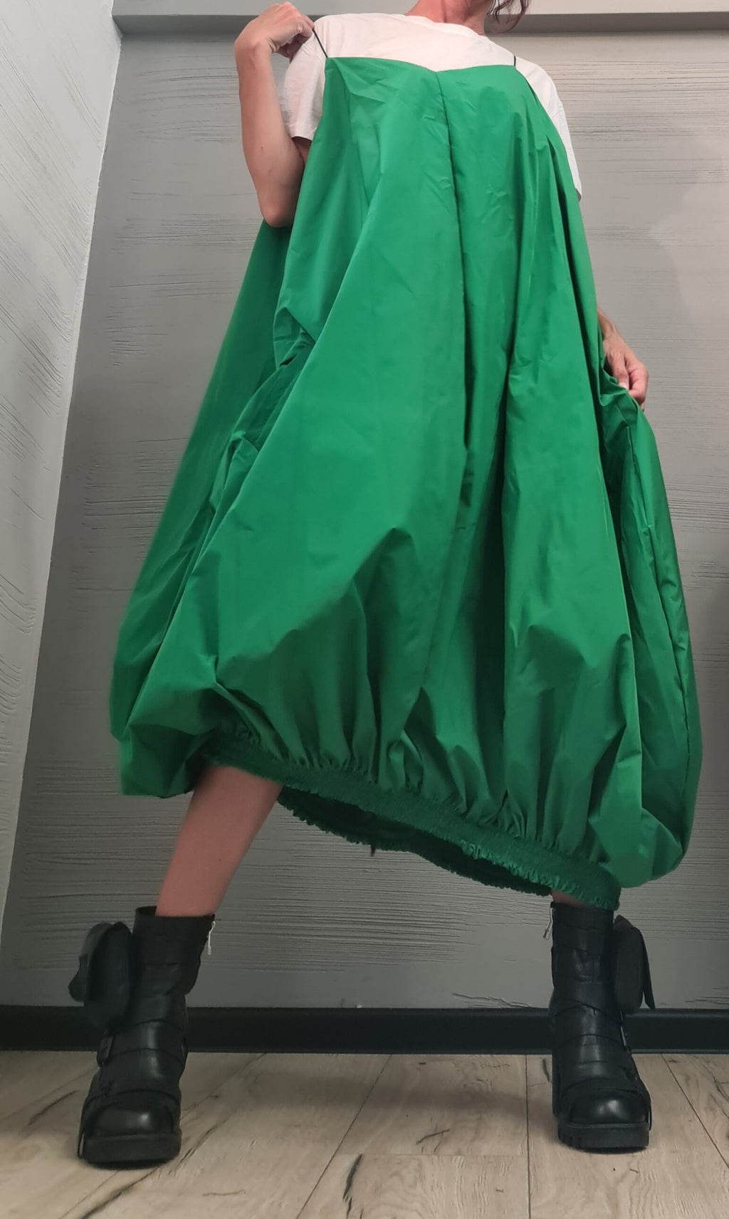 Long Short Loose Dress Pockets, Asymmetric Dress, Gothic Dress, Extravagant Deconstructed Dress, Sleeveless Dress, New collection