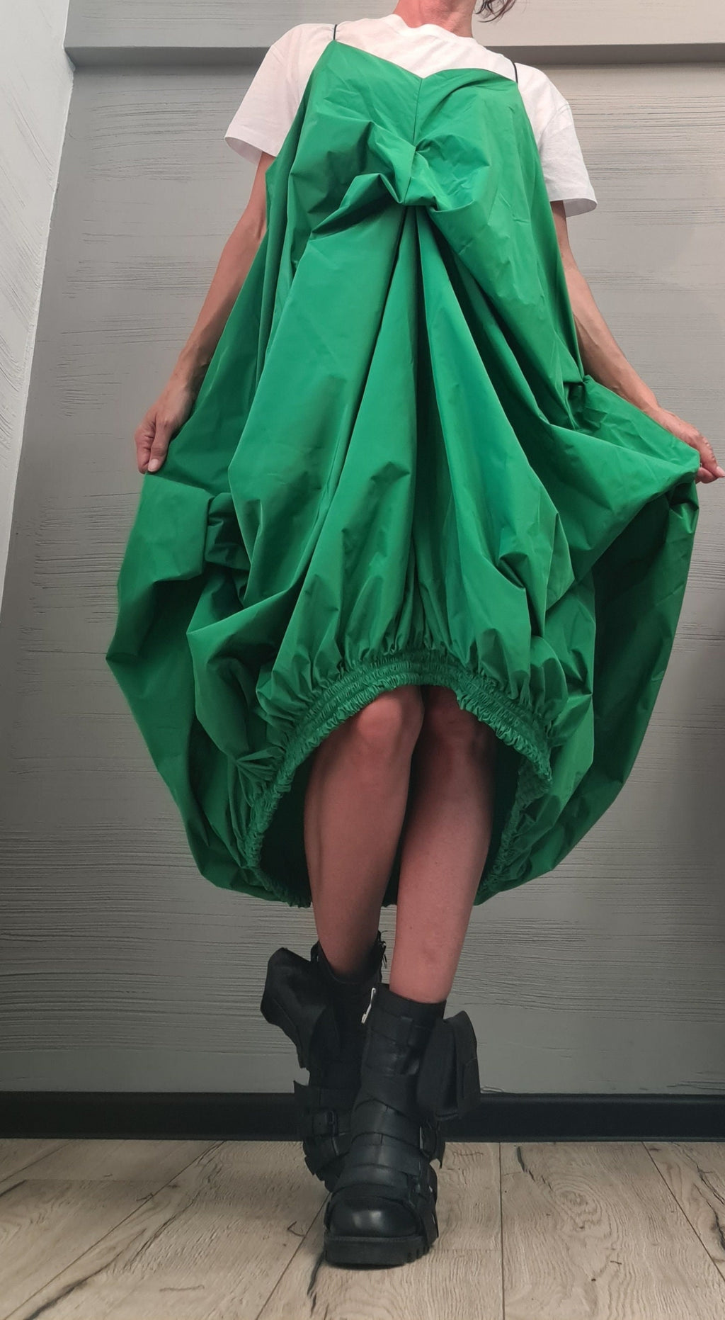 Long Short Loose Dress Pockets, Asymmetric Dress, Gothic Dress, Extravagant Deconstructed Dress, Sleeveless Dress, New collection