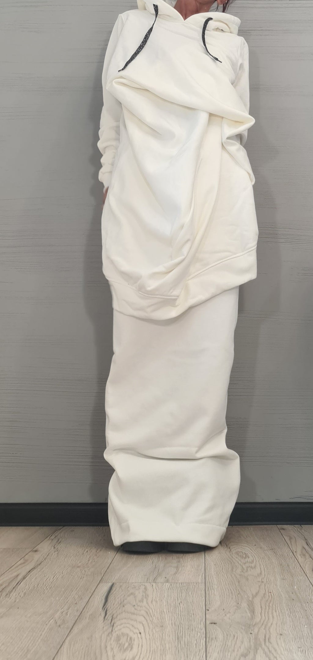 Loose Sweatshirt with a Sencil Skirt, Set, Gothic Women Costume, Women Skirt Suit, Plus Size Clothing, Women Casual Outfit