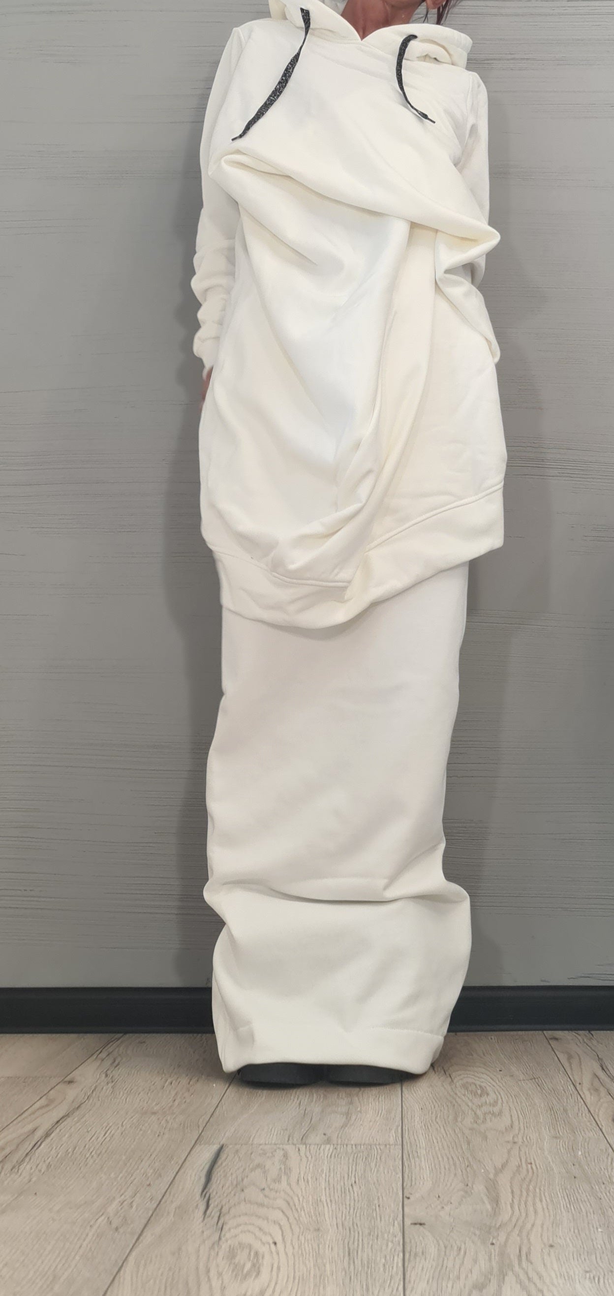 Loose Sweatshirt with a Sencil Skirt, Set, Gothic Women Costume, Women Skirt Suit, Plus Size Clothing, Women Casual Outfit