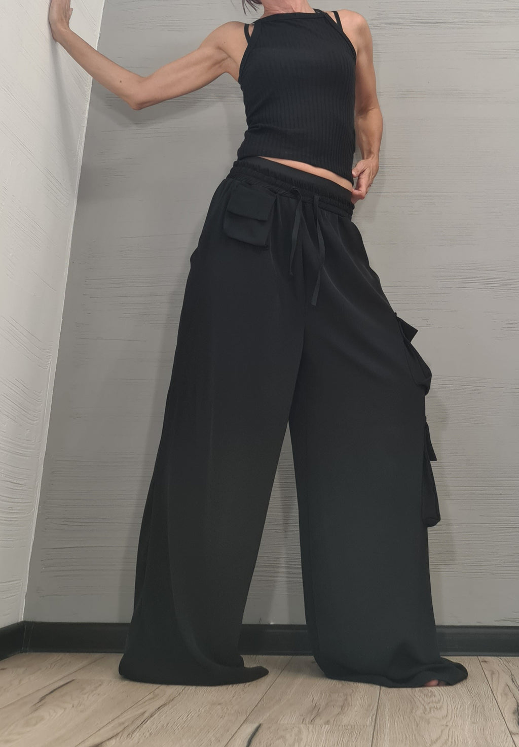 Wide Black Pants, New collection Avant Garde Loose Pants, Harem Pants Women, Extravagant  Pants,  Sexy Pants, Loose Pants