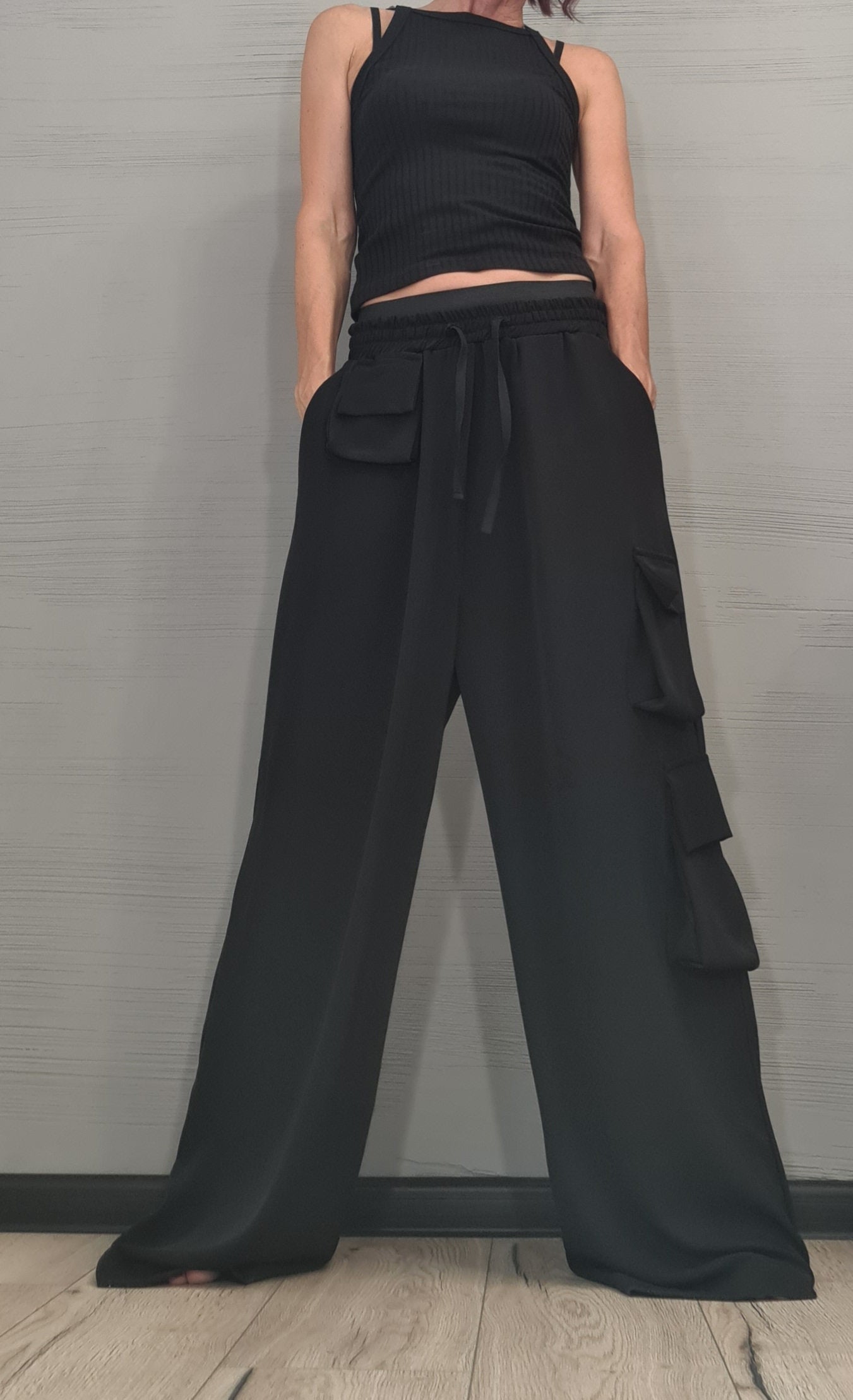 Wide Black Pants, New collection Avant Garde Loose Pants, Harem Pants Women, Extravagant  Pants,  Sexy Pants, Loose Pants