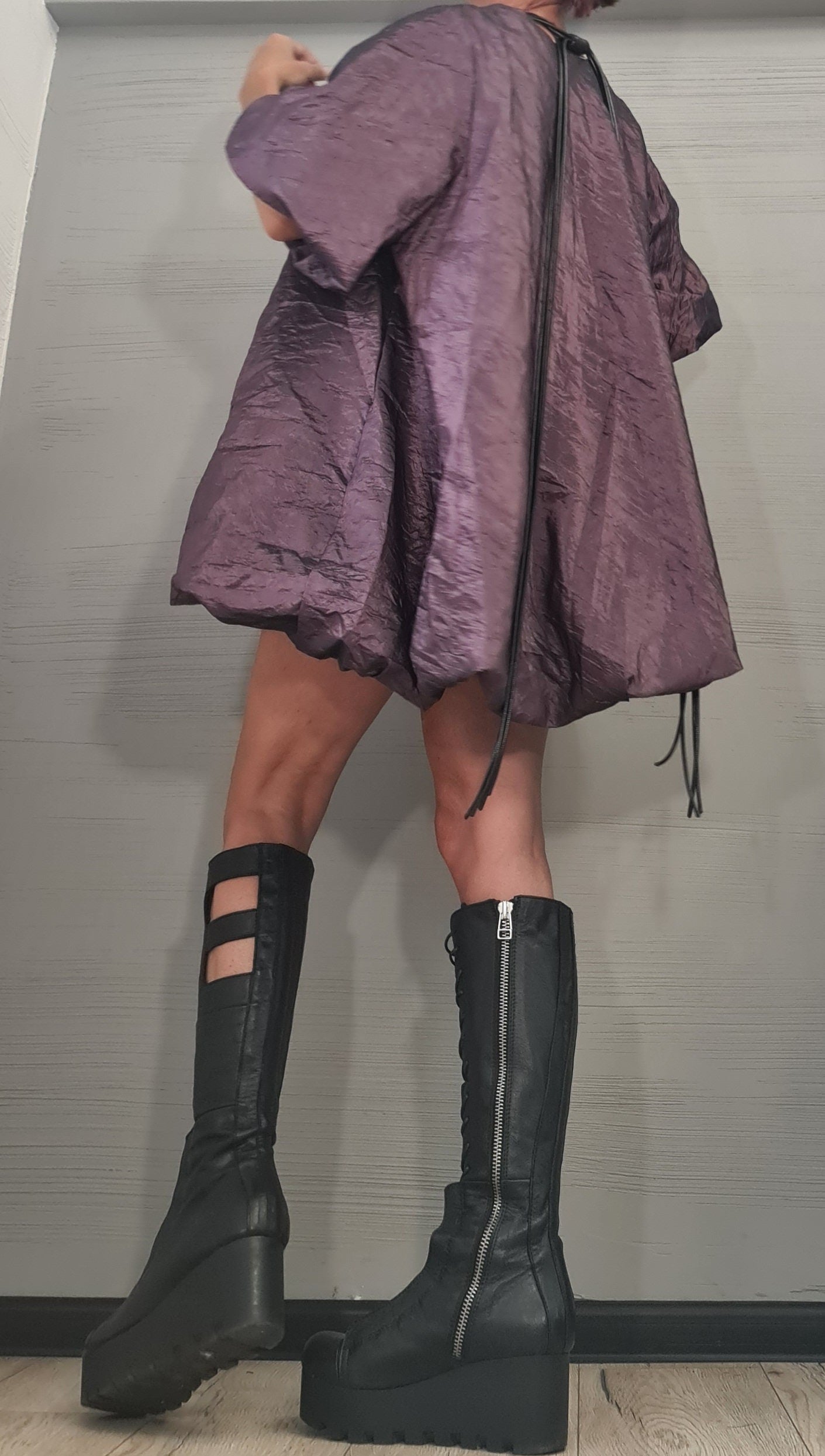 Short sexy dress, Extravagant Taffeta Tunic Dress, Plus Size Clothing Loose Dress, Party Dress New collection Balloon dress