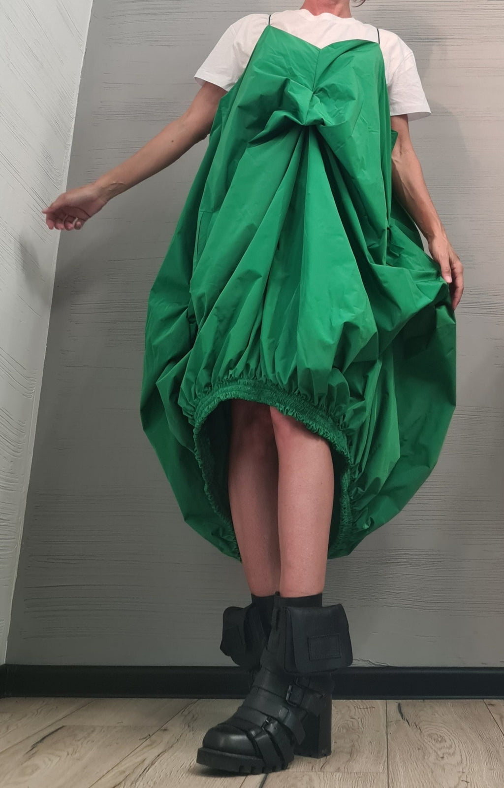 Long Short Loose Dress Pockets, Asymmetric Dress, Gothic Dress, Extravagant Deconstructed Dress, Sleeveless Dress, New collection