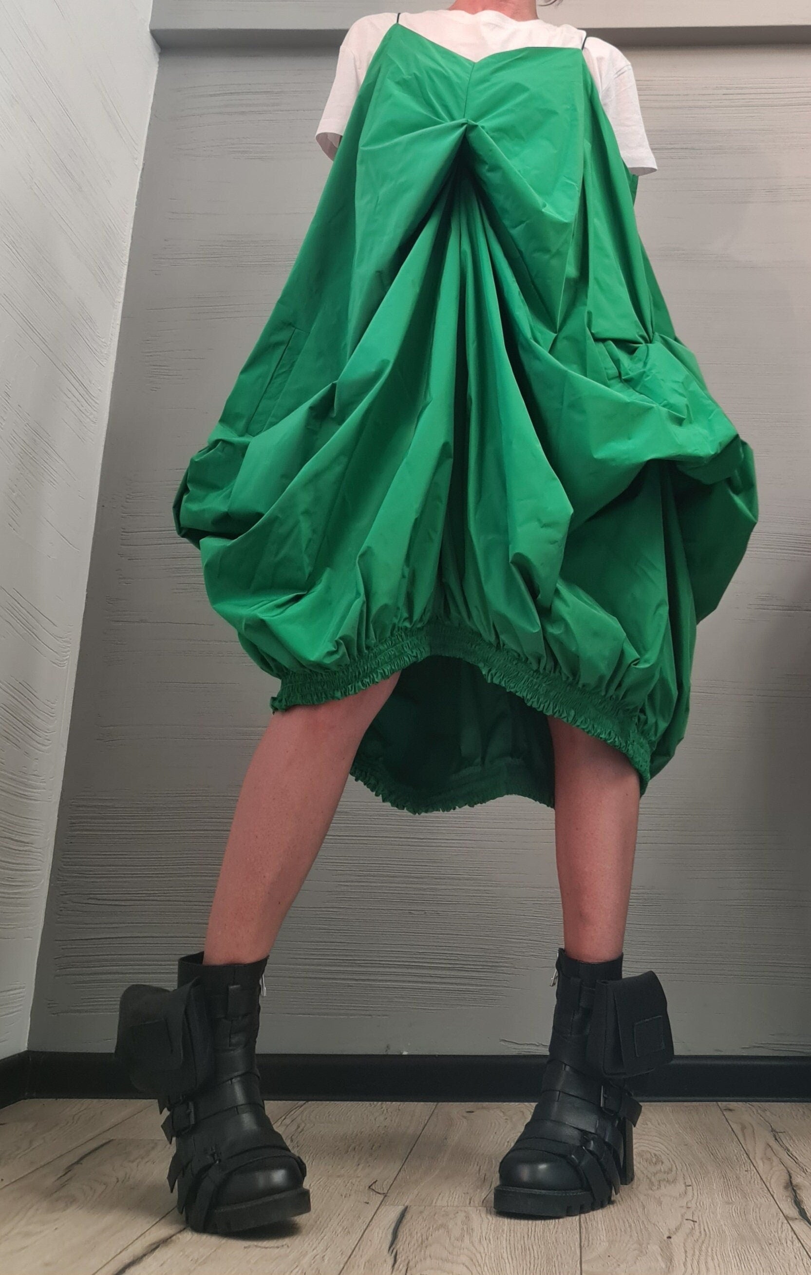 Long Short Loose Dress Pockets, Asymmetric Dress, Gothic Dress, Extravagant Deconstructed Dress, Sleeveless Dress, New collection