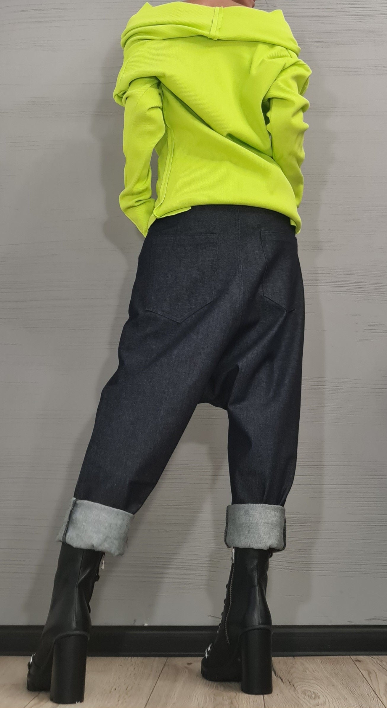 NEW Collection Asymmetric Sexy Fitted Top Blouse, Extravagant Top, Avant Garde Blouse, Sexy Top, Cotton Blouse